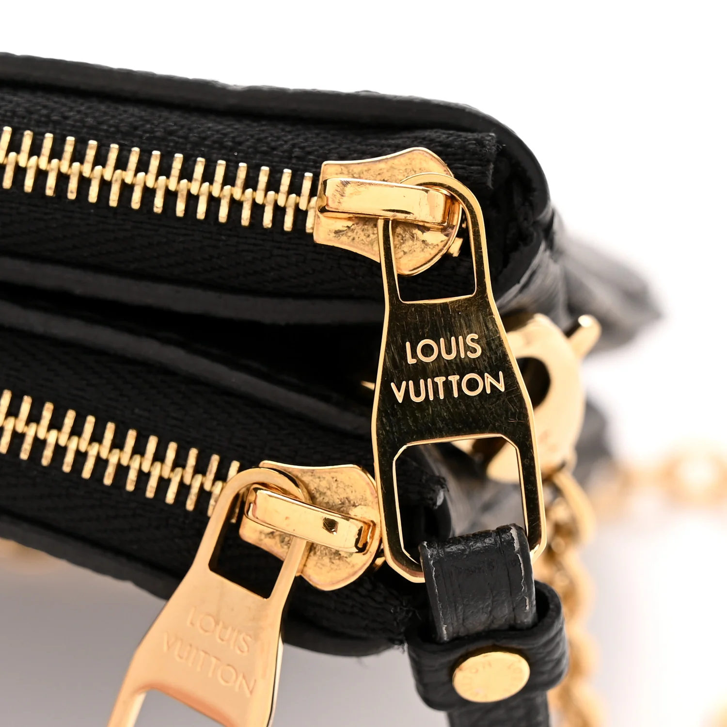 Empreinte Double Zip Pochette Black - Image 10
