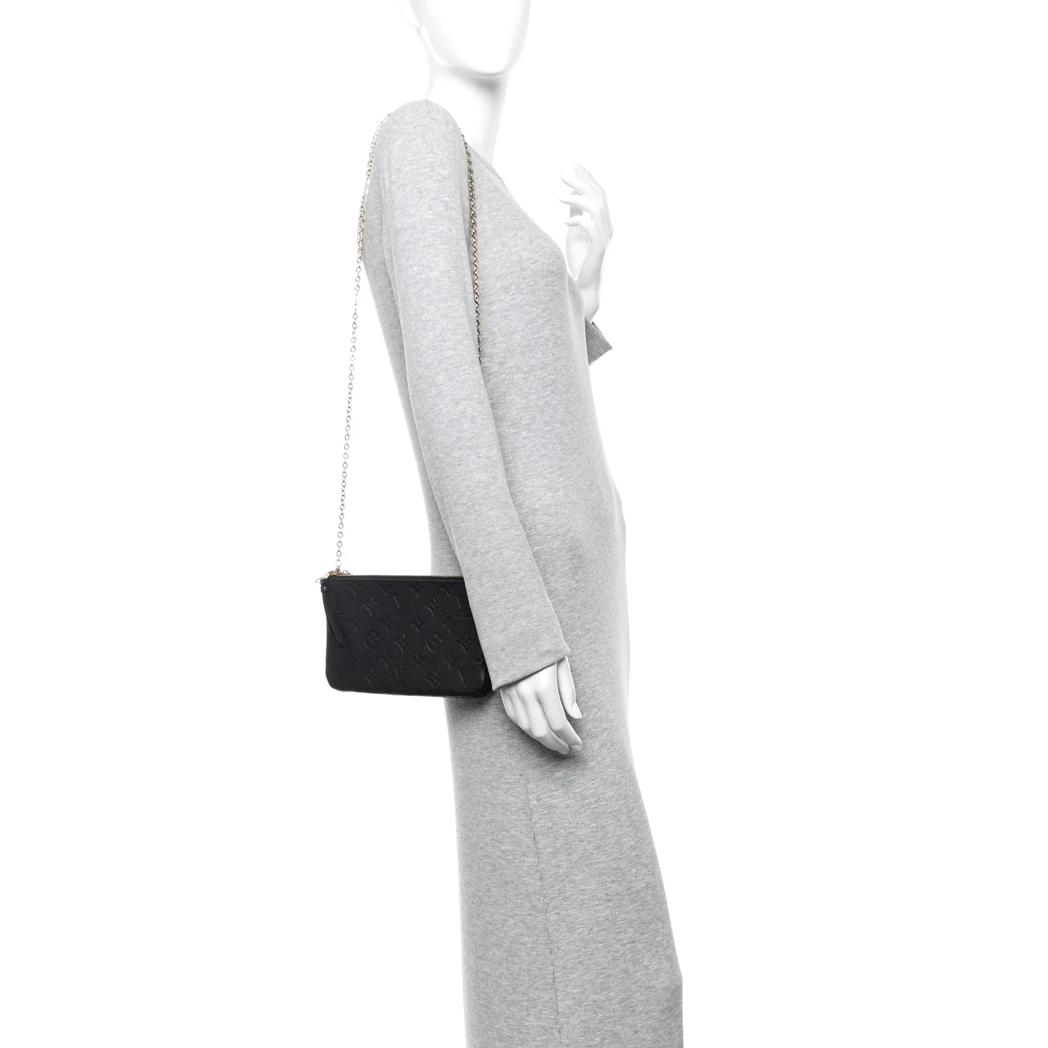 Empreinte Double Zip Pochette Black - Image 2