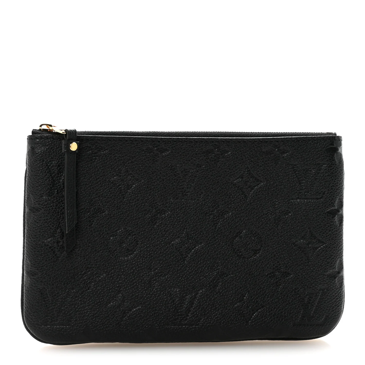 Empreinte Double Zip Pochette Black