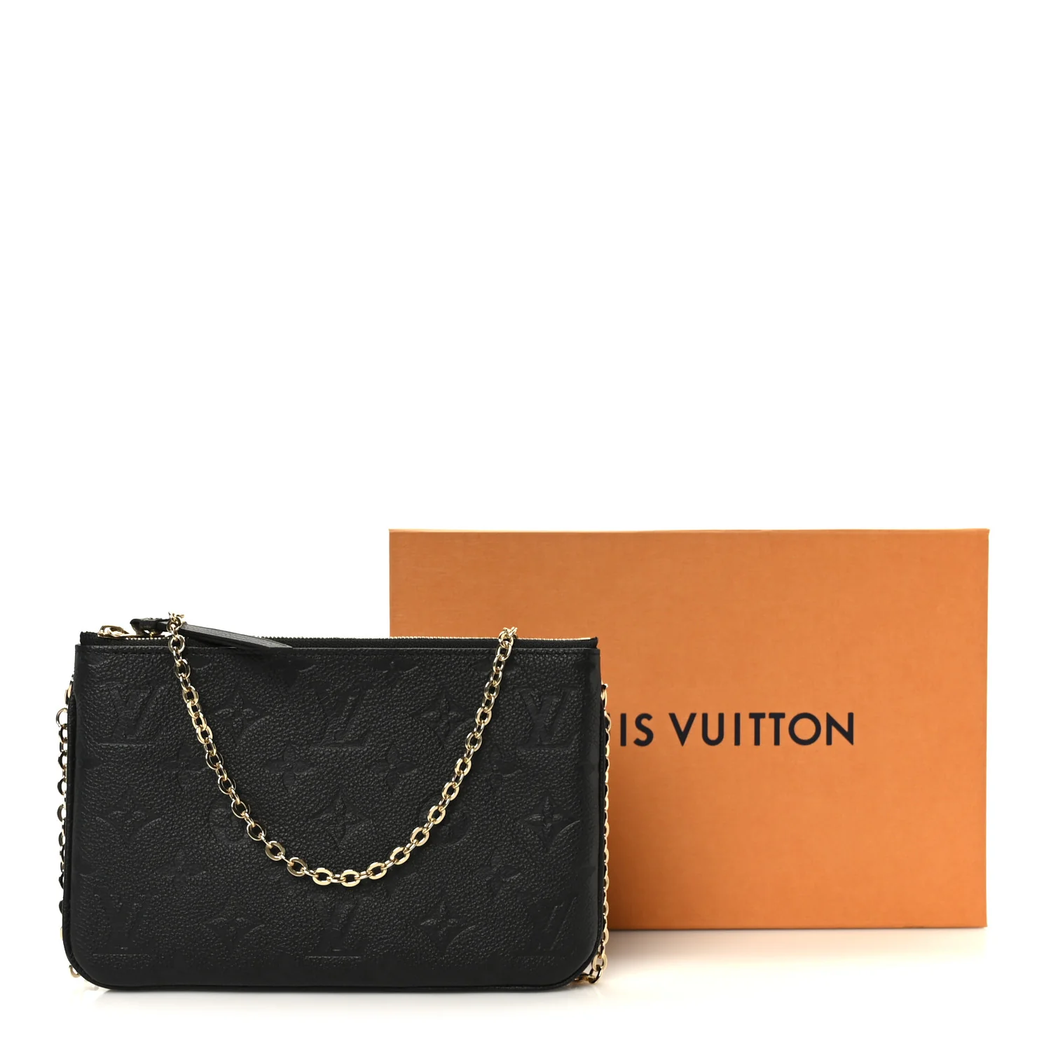 Empreinte Double Zip Pochette Black - Image 11