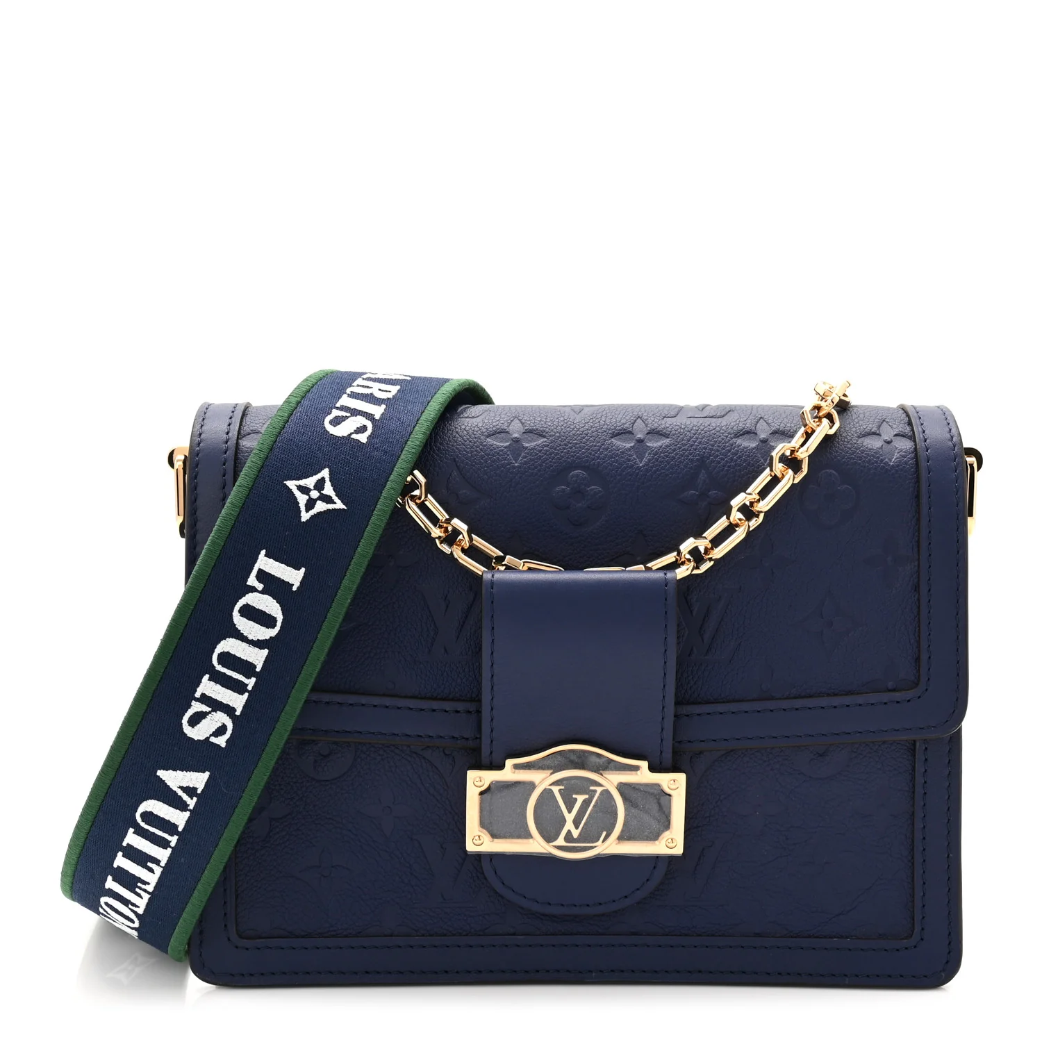 Empreinte Monogram Dauphine MM Blue Myrtle
