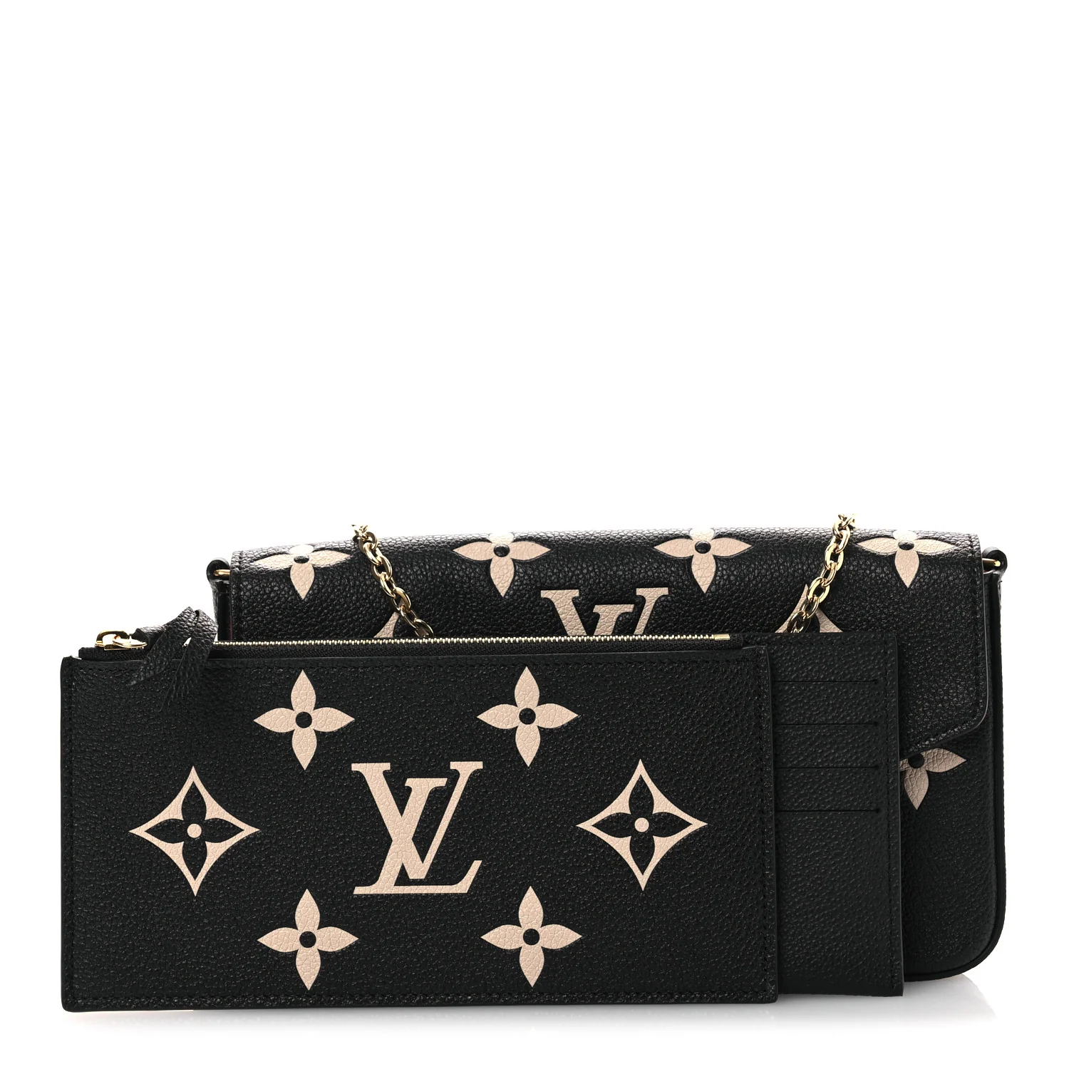 Empreinte Monogram Giant Felicie Pochette Black Beige - Image 4