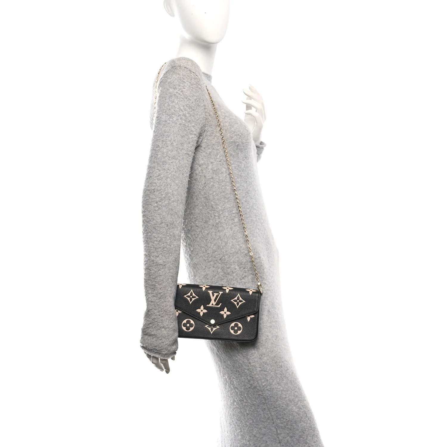 Empreinte Monogram Giant Felicie Pochette Black Beige - Image 2