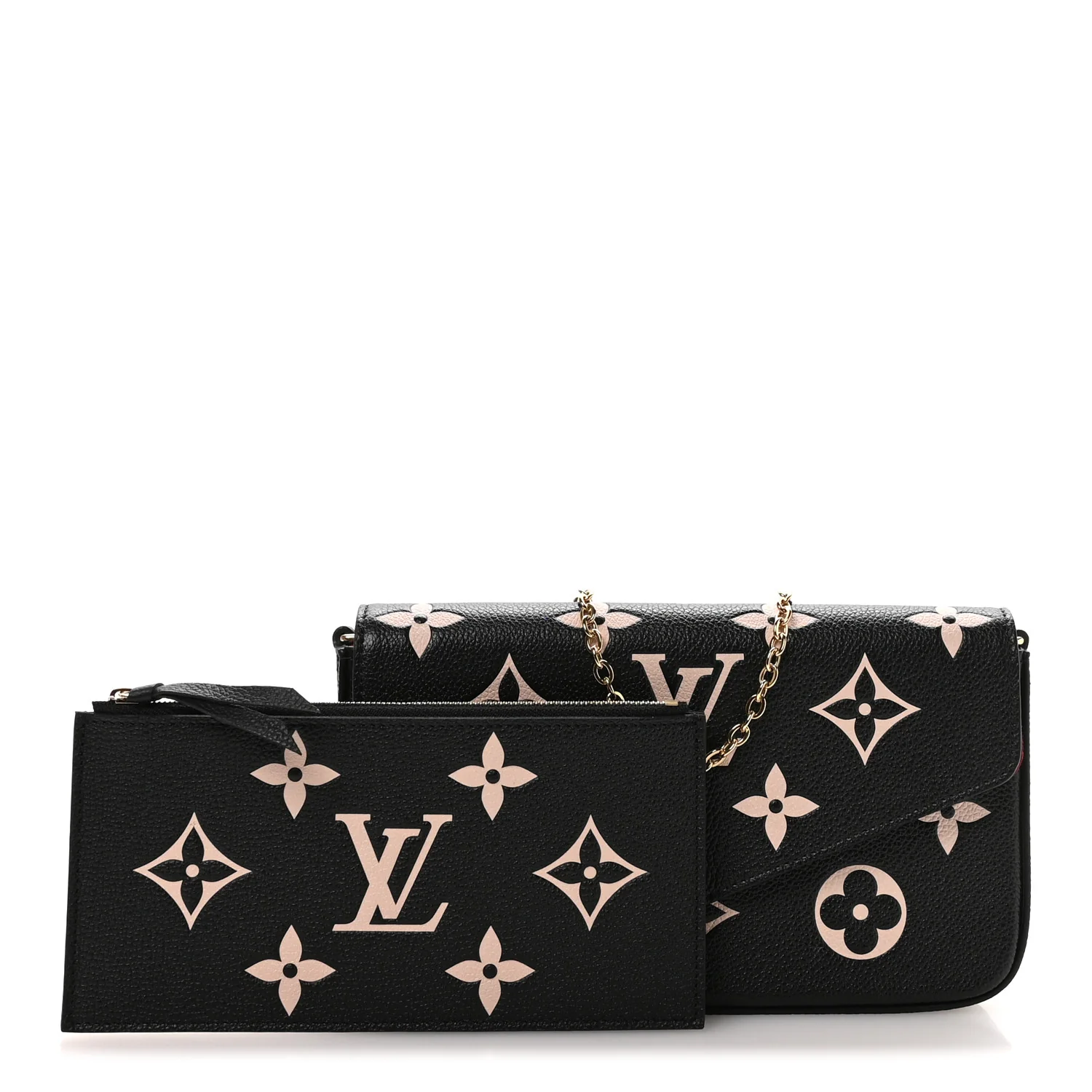 Empreinte Monogram Giant Felicie Pochette Black Beige - Image 2