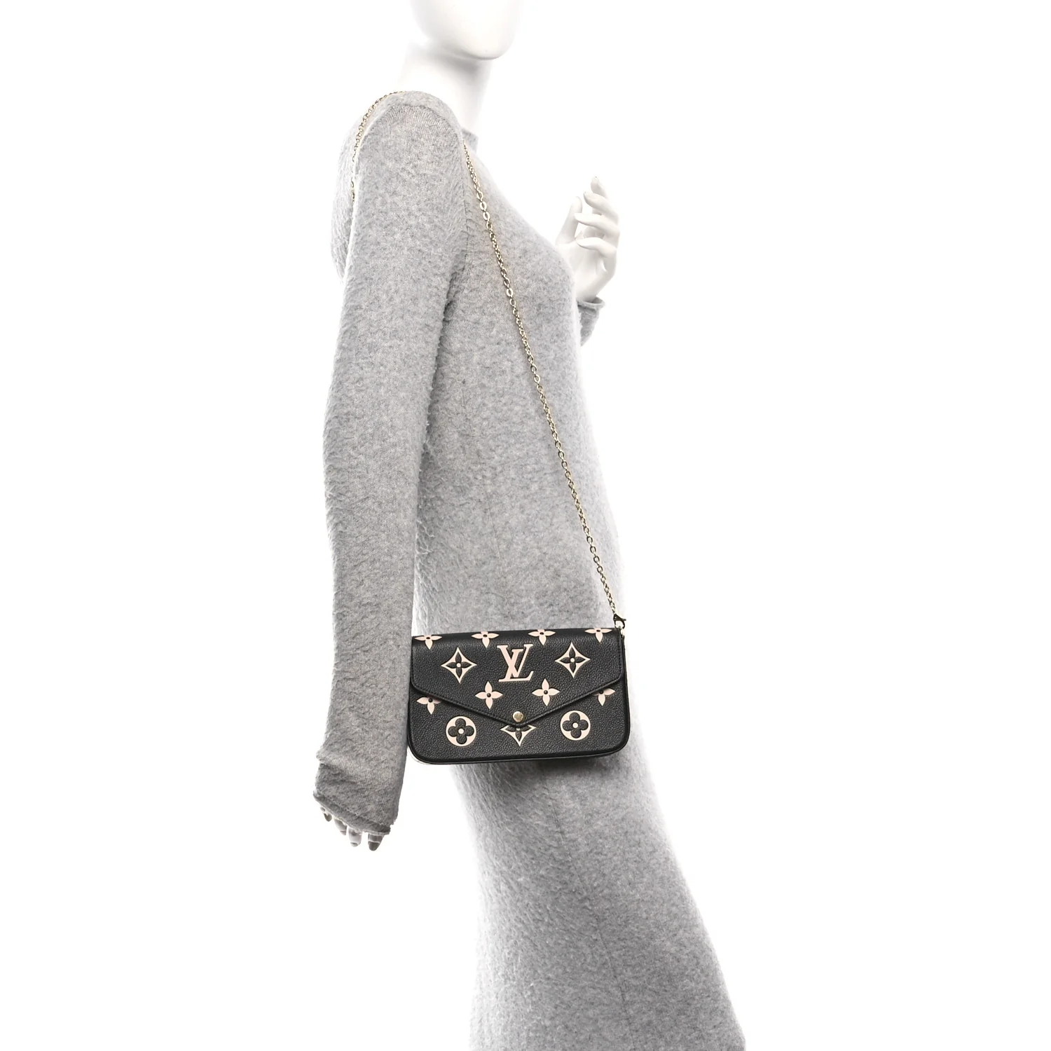 Empreinte Monogram Giant Felicie Pochette Black Beige - Image 3