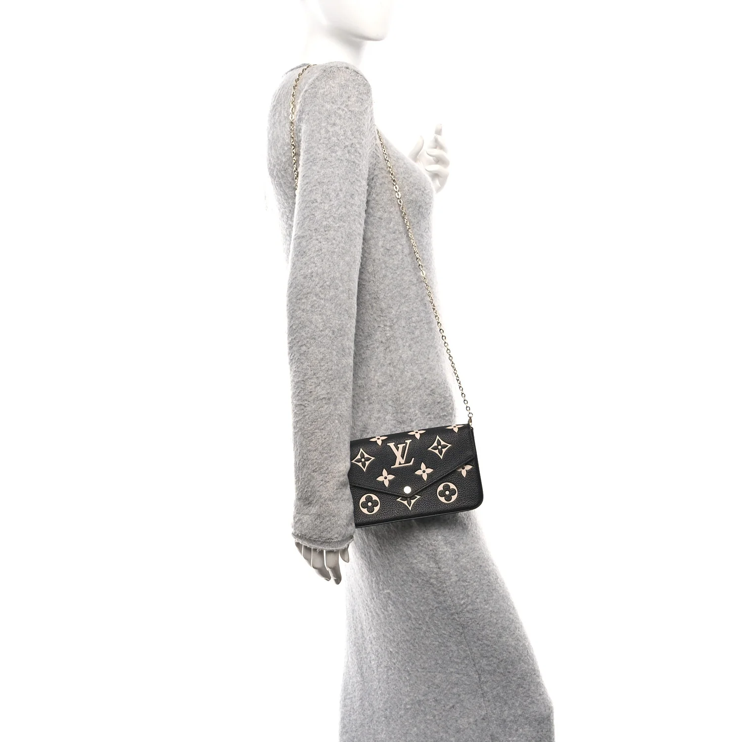 Empreinte Monogram Giant Felicie Pochette Black Beige - Image 3