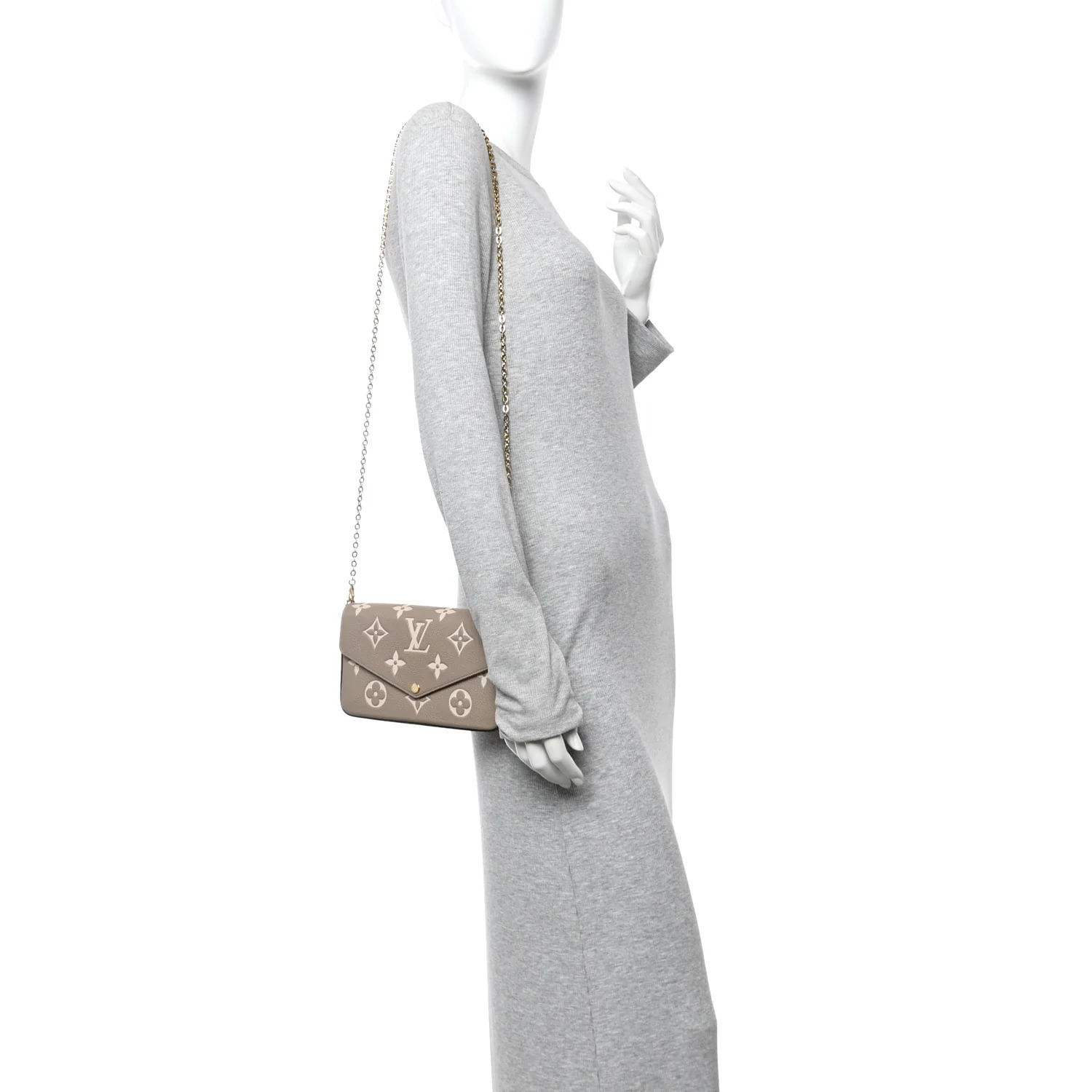 Empreinte Monogram Giant Felicie Pochette Tourterelle Creme - Image 2