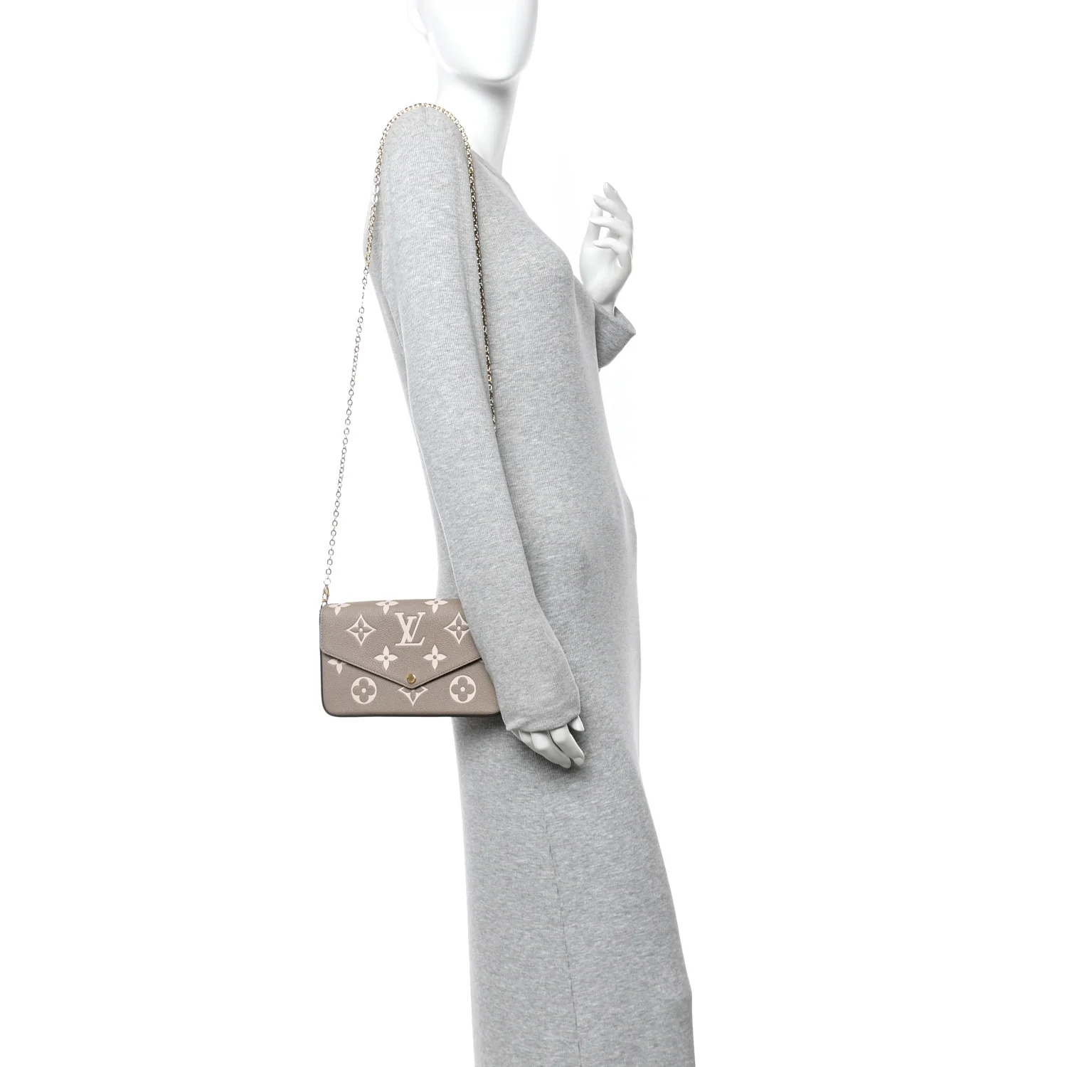 Empreinte Monogram Giant Felicie Pochette Tourterelle Creme - Image 2