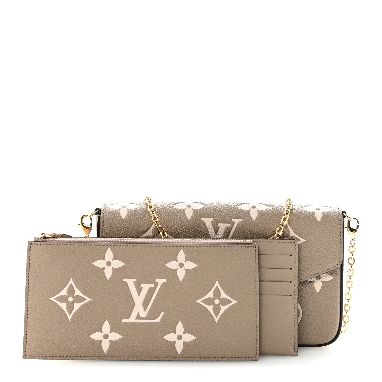 Empreinte Monogram Giant Felicie Pochette Tourterelle Creme - Image 3