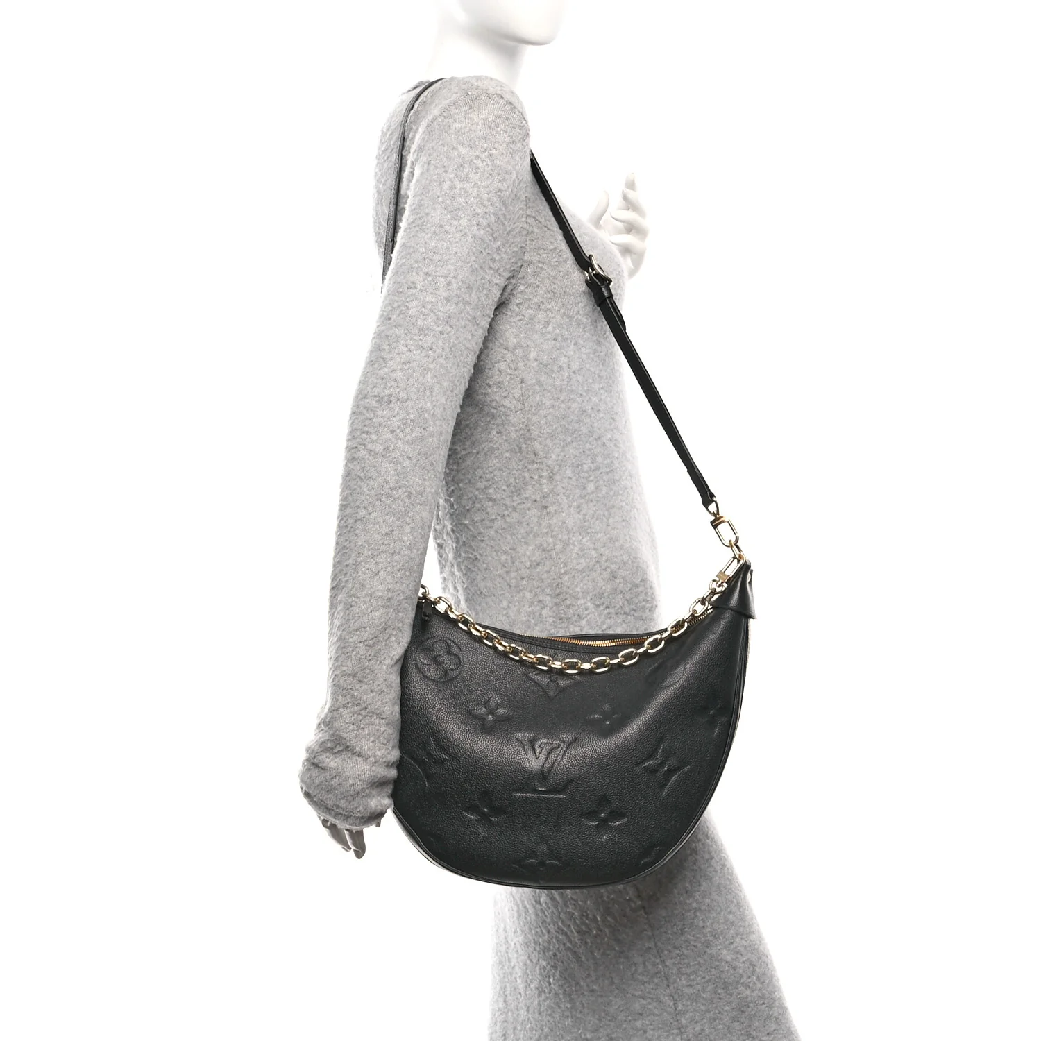 Empreinte Monogram Giant Loop Hobo Black - Image 2