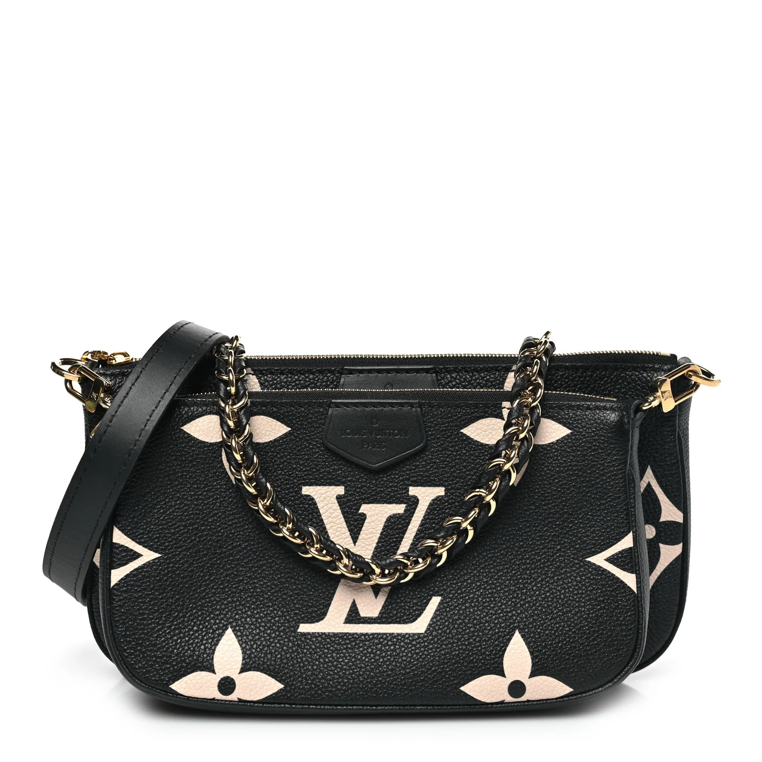 Empreinte Monogram Giant Multi Pochette Accessories Black Beige