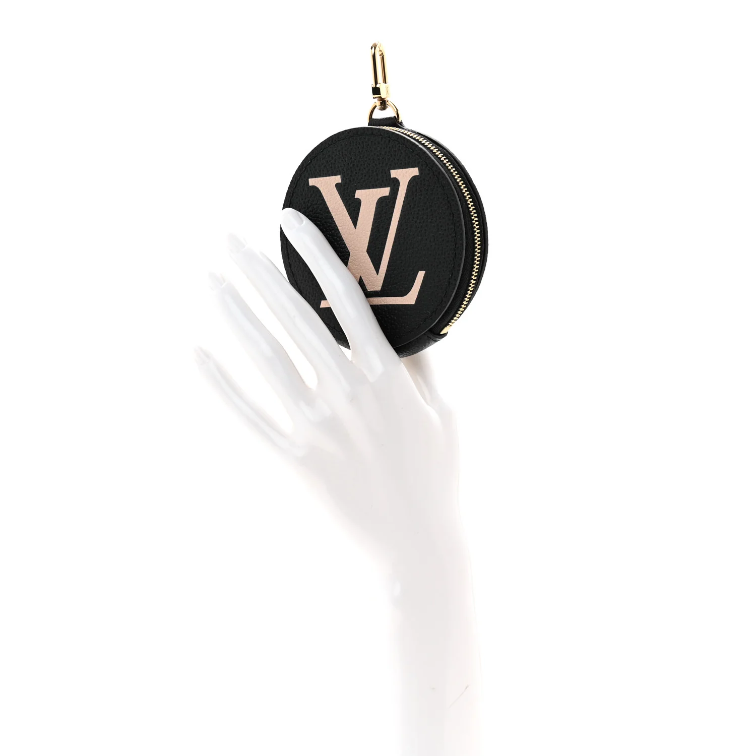 Empreinte Monogram Giant Round Coin Purse Black Beige - Image 2
