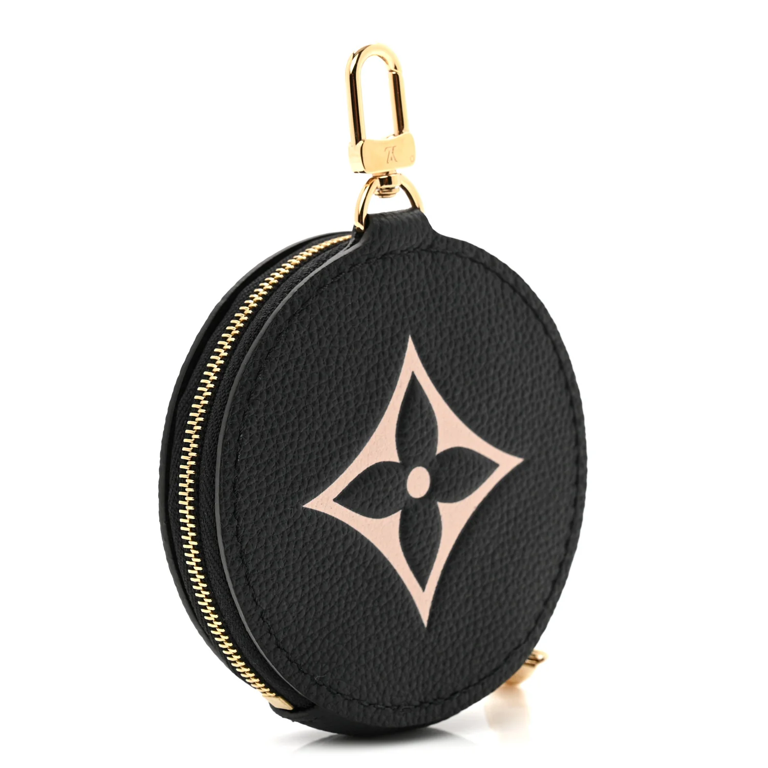 Empreinte Monogram Giant Round Coin Purse Black Beige - Image 3