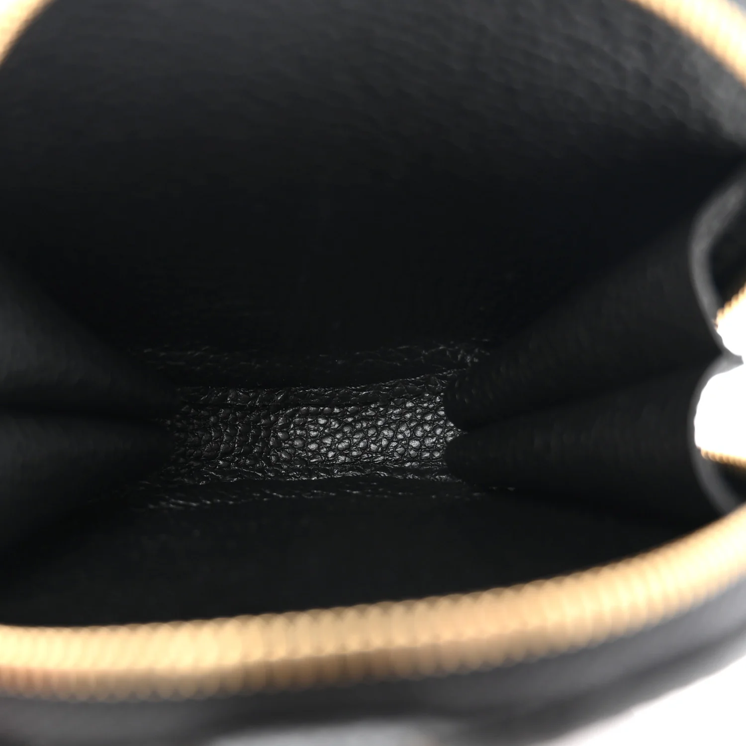 Empreinte Monogram Giant Round Coin Purse Black Beige - Image 5