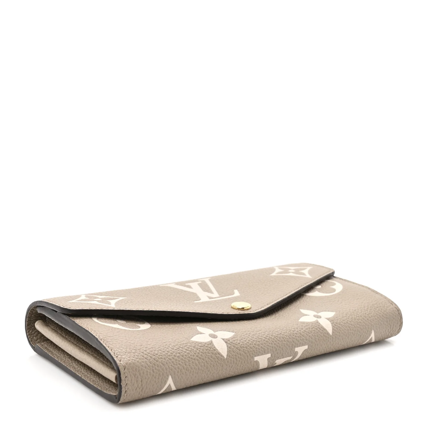 Empreinte Monogram Giant Sarah Wallet Tourterelle Creme - Image 4
