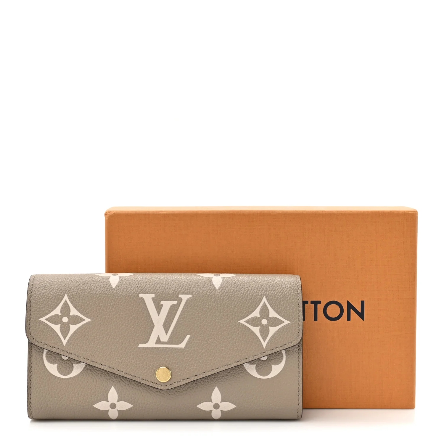 Empreinte Monogram Giant Sarah Wallet Tourterelle Creme - Image 9