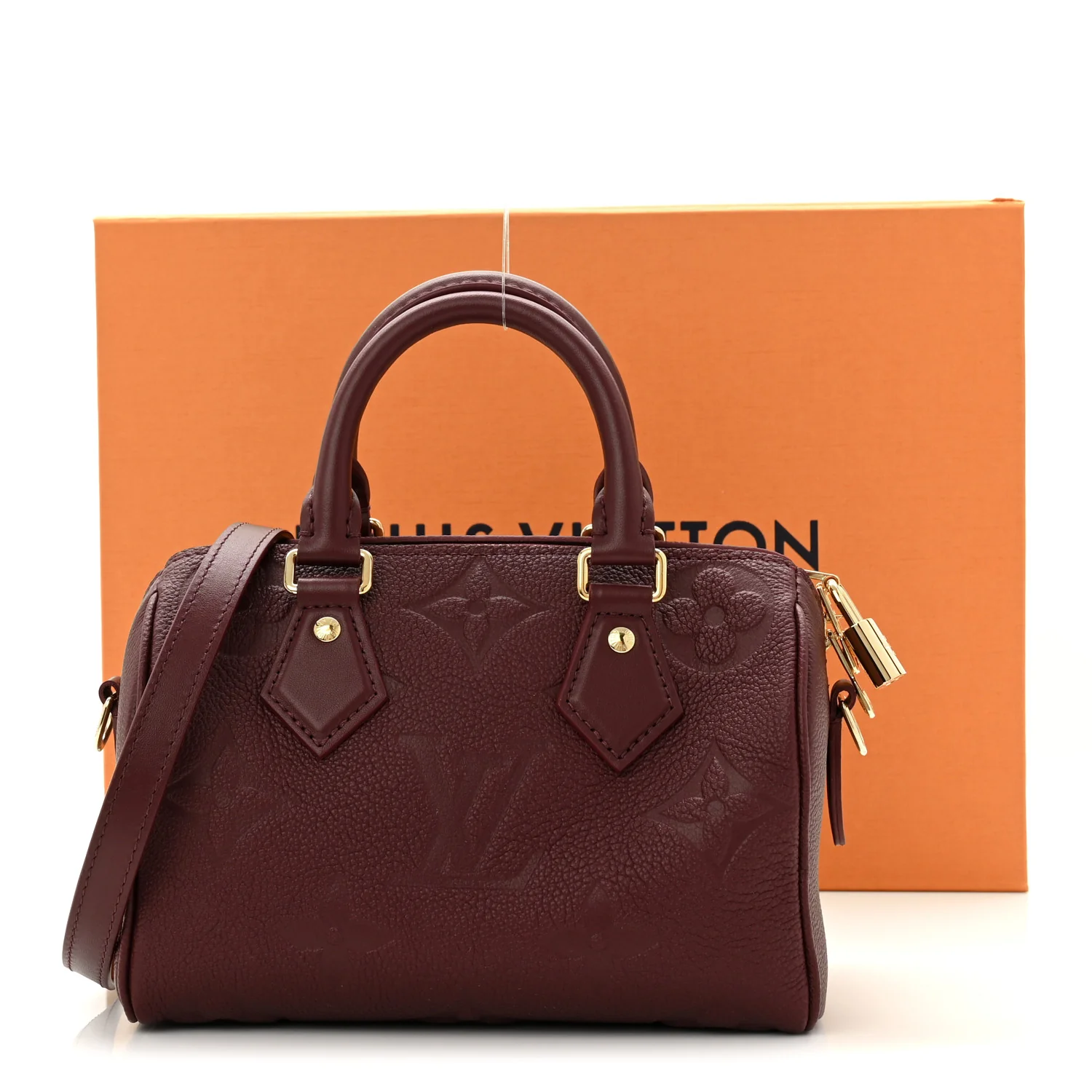 Empreinte Monogram Giant Speedy Bandouliere 20 Garnet - Image 10