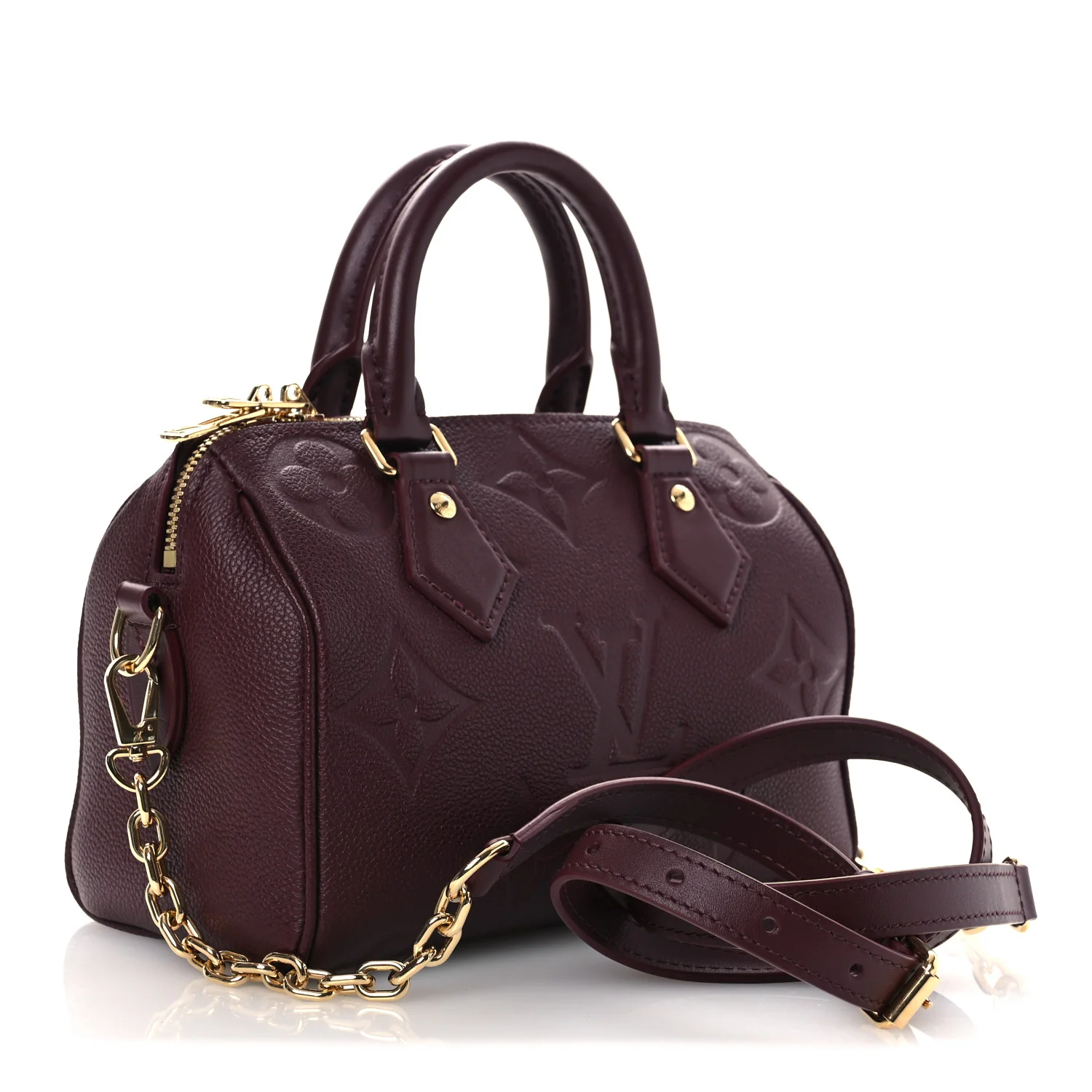 Empreinte Monogram Giant Speedy Bandouliere 20 Garnet - Image 3