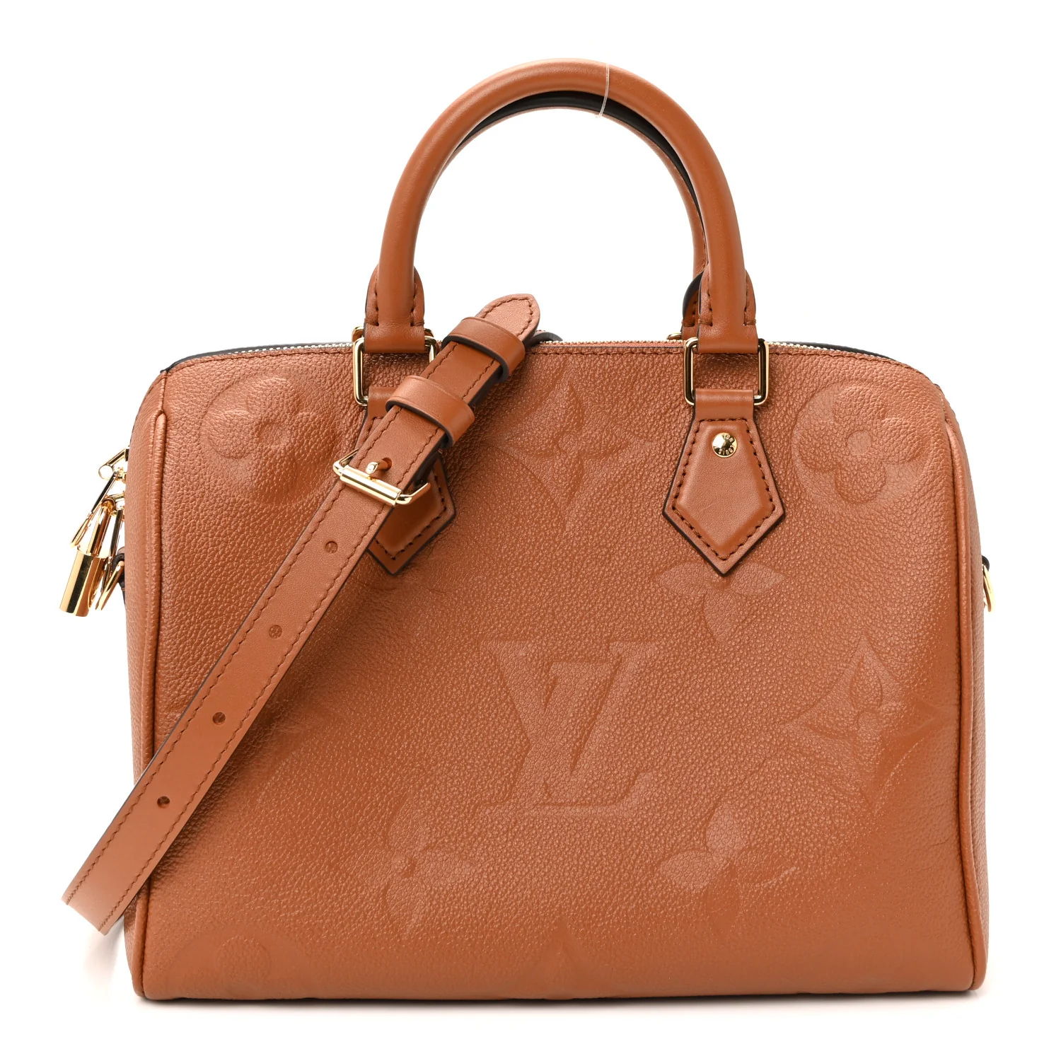 Empreinte Monogram Giant Speedy Bandouliere 25 Cognac
