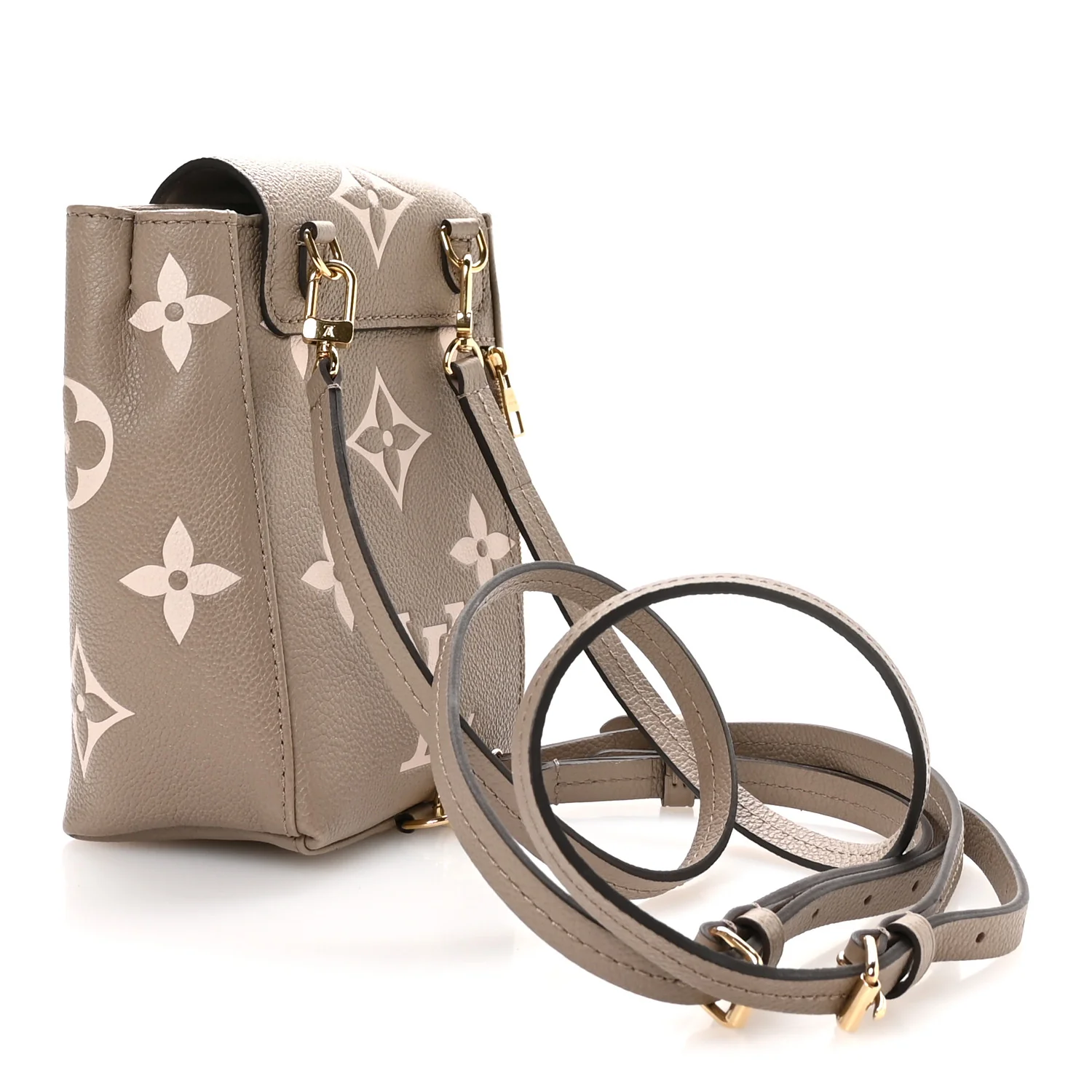 Empreinte Monogram Giant Tiny Backpack Tourterelle Cream - Image 3
