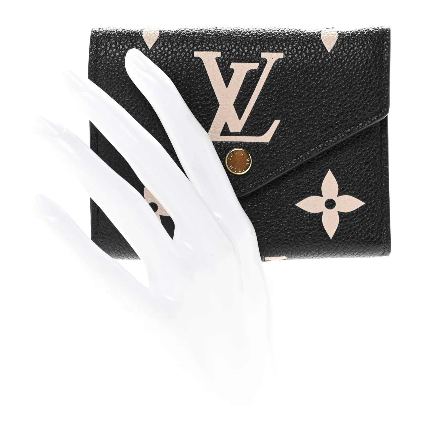 Empreinte Monogram Giant Victorine Wallet Black Beige - Image 2