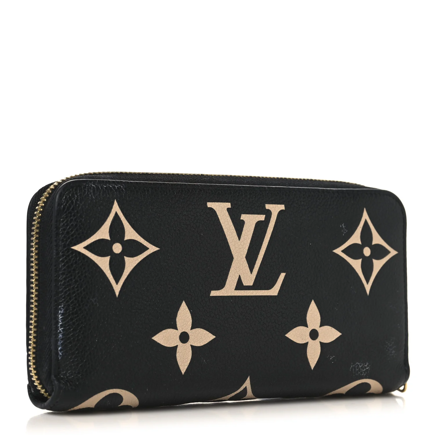 Empreinte Monogram Giant Zippy Wallet Black Beige - Image 3