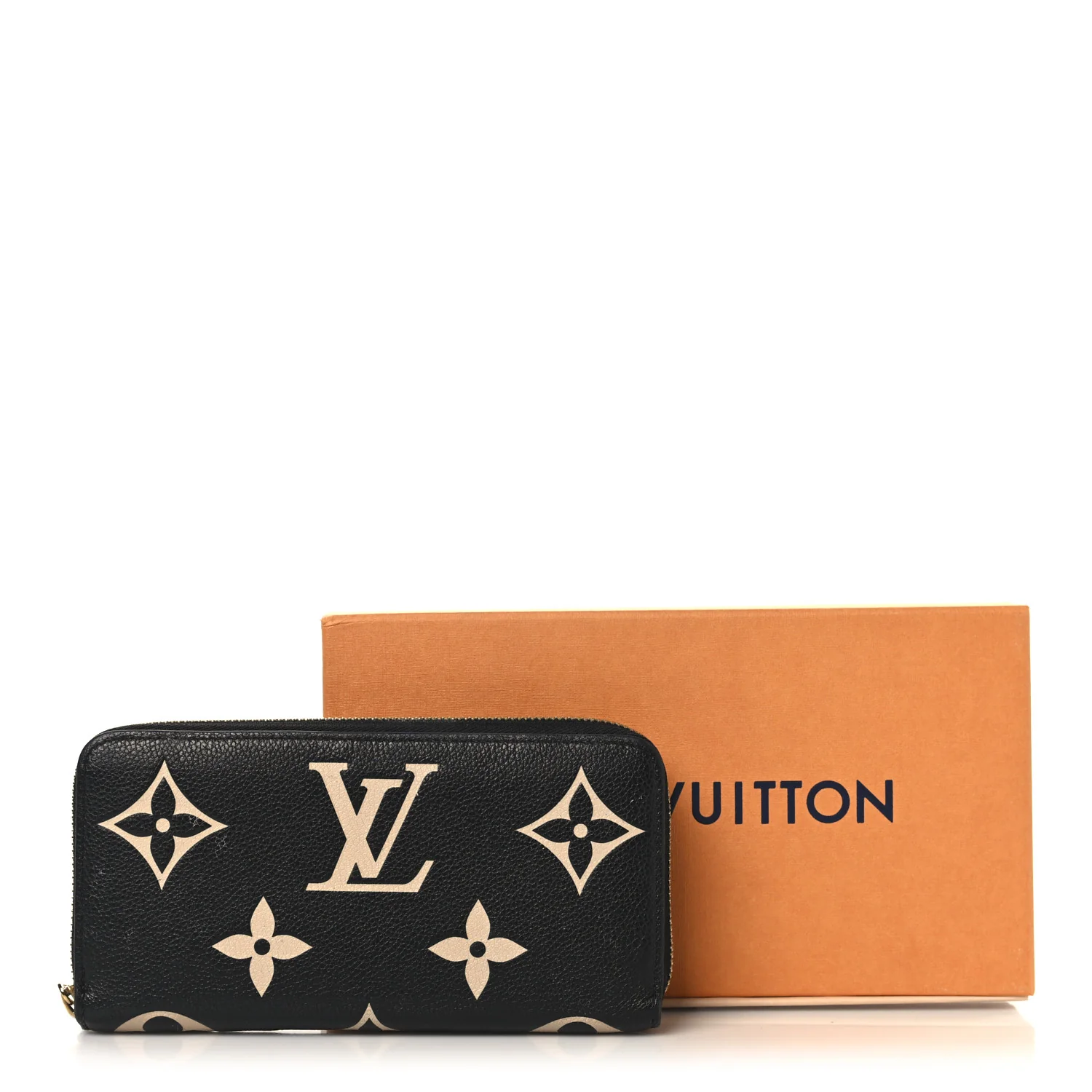 Empreinte Monogram Giant Zippy Wallet Black Beige - Image 9