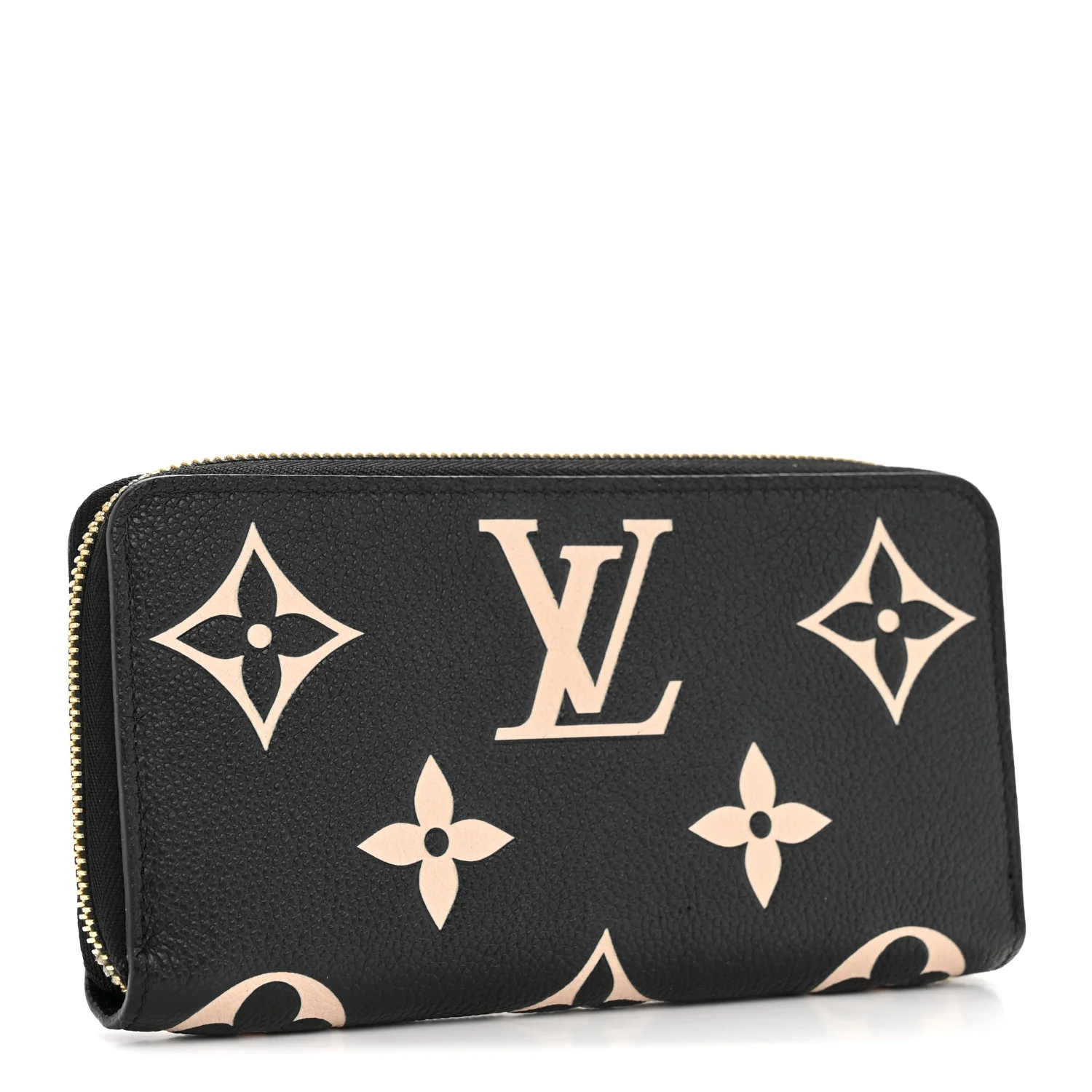 Empreinte Monogram Giant Zippy Wallet Black Beige - Image 3