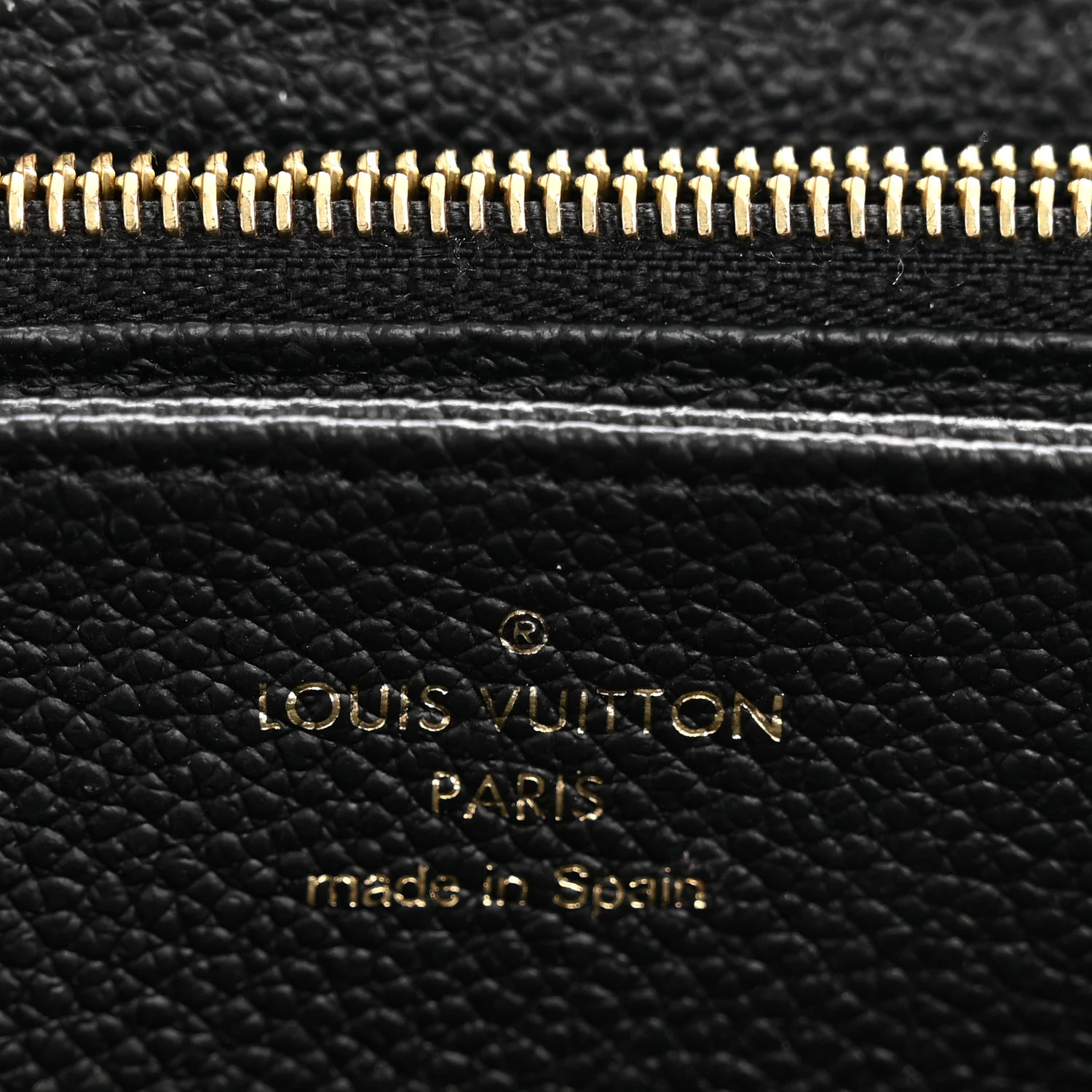 Empreinte Monogram Giant Zippy Wallet Black Beige - Image 6