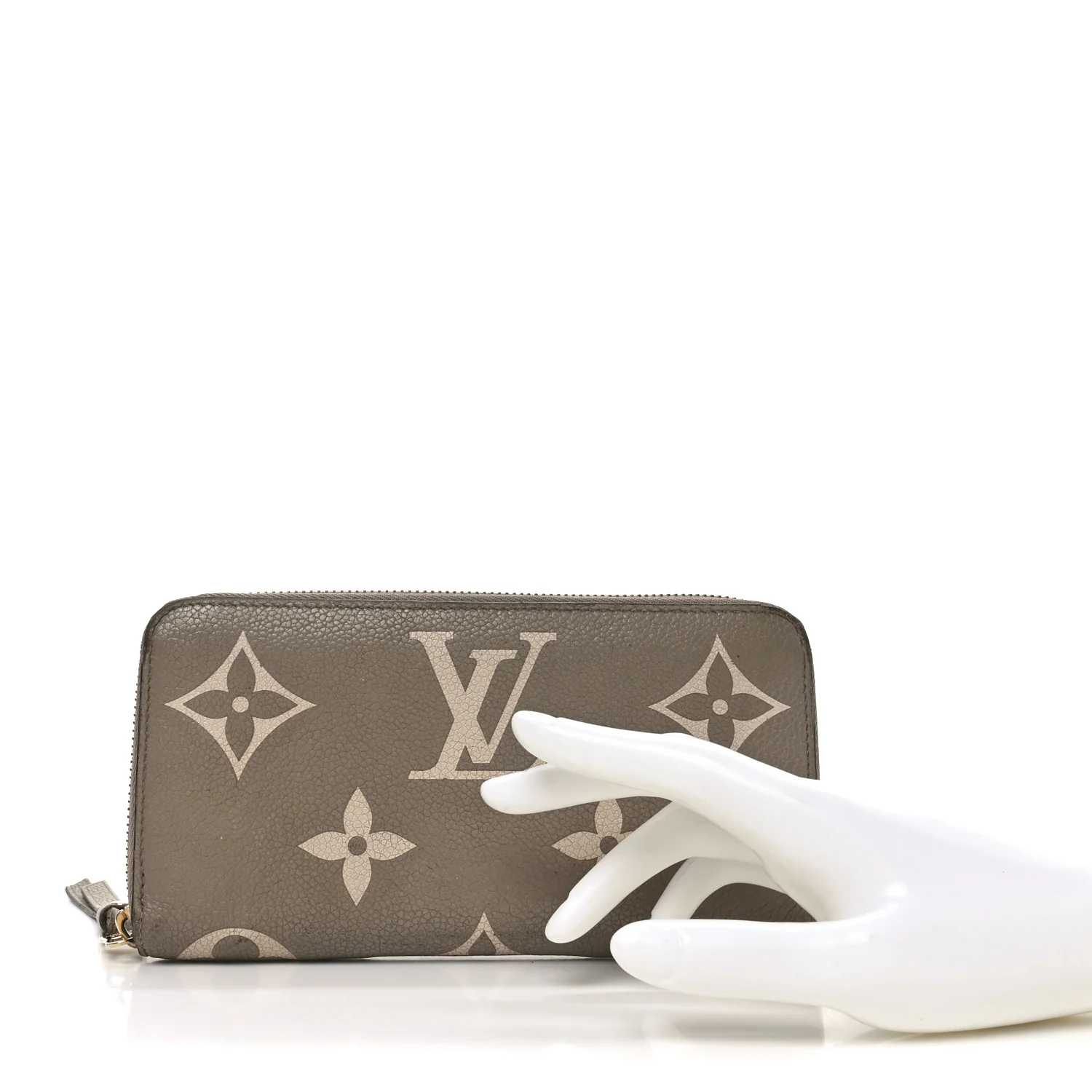 Empreinte Monogram Giant Zippy Wallet Tourterelle Creme - Image 2