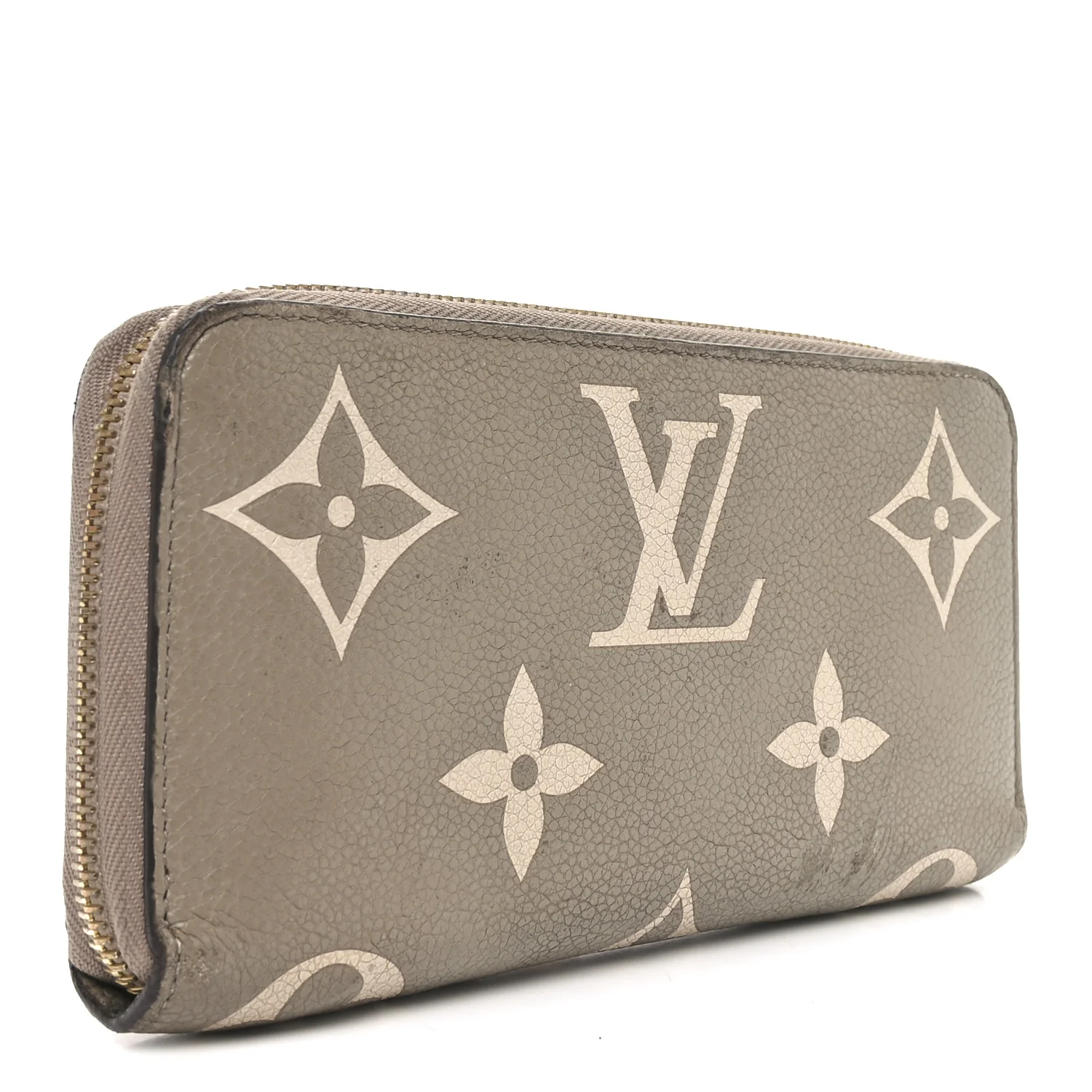 Empreinte Monogram Giant Zippy Wallet Tourterelle Creme - Image 4