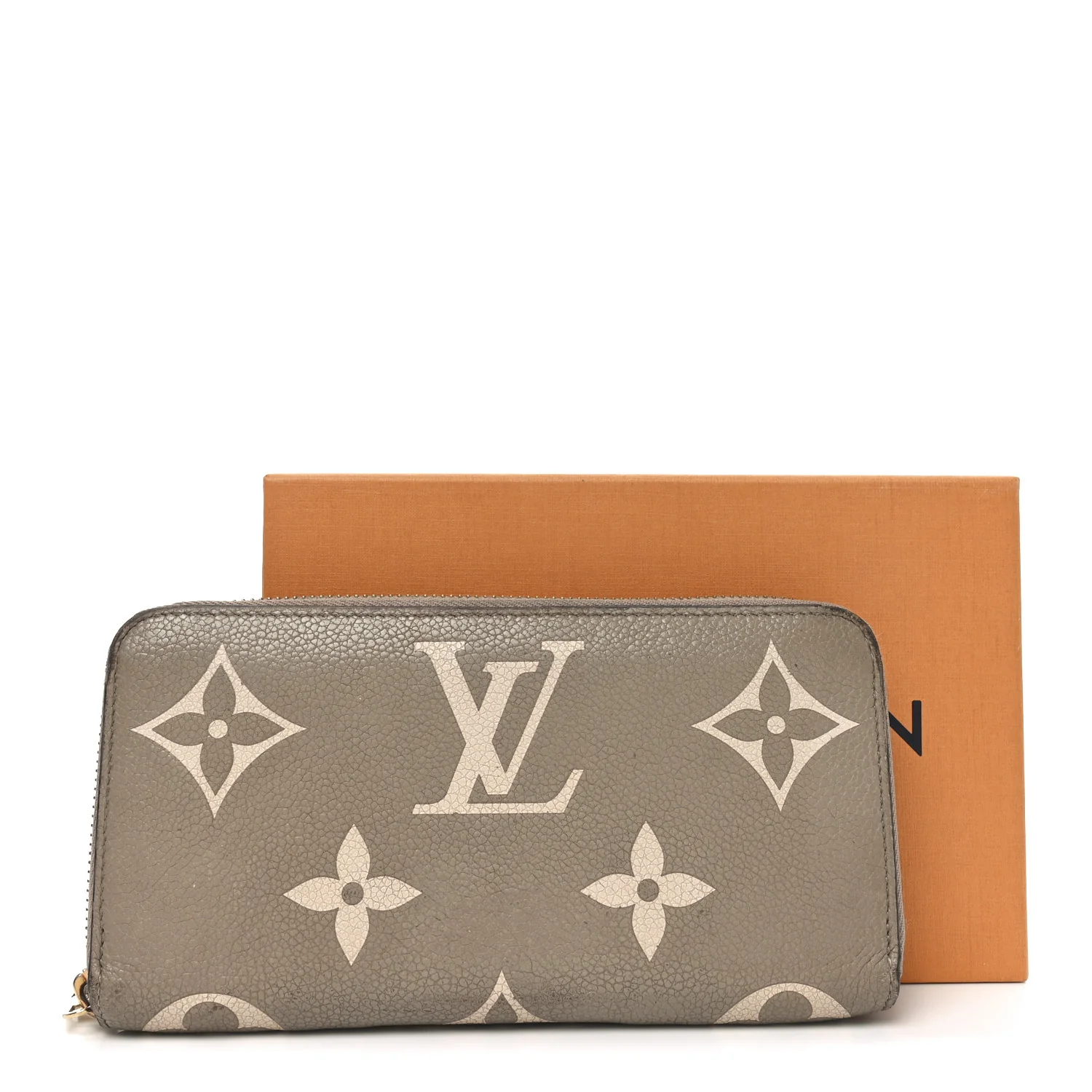 Empreinte Monogram Giant Zippy Wallet Tourterelle Creme - Image 9