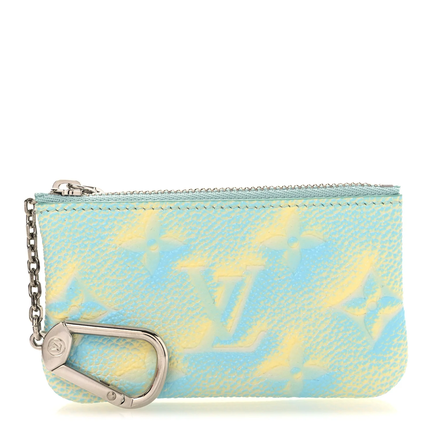 Empreinte Monogram Summer Stardust Key Pouch Water Green - Image 3