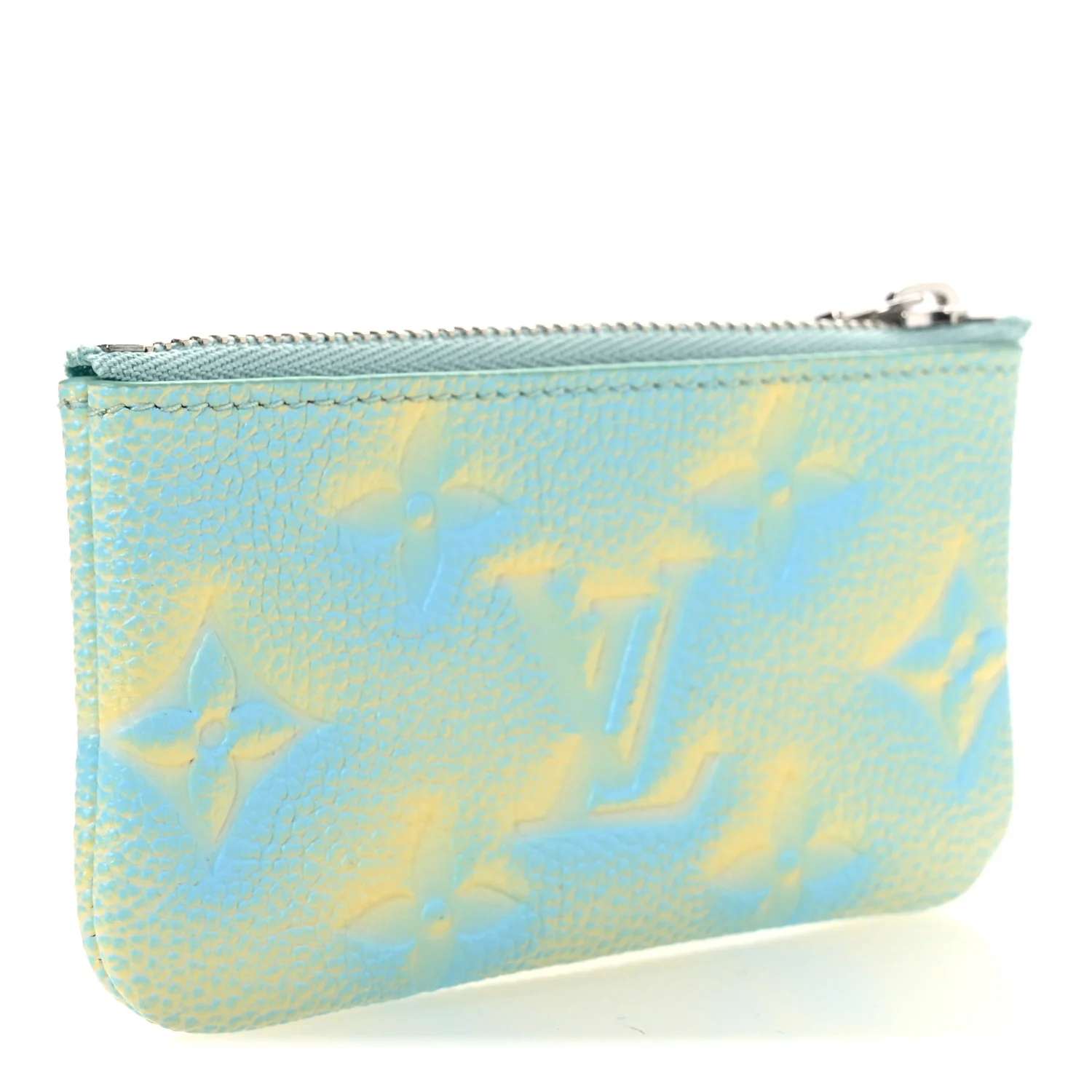 Empreinte Monogram Summer Stardust Key Pouch Water Green - Image 4
