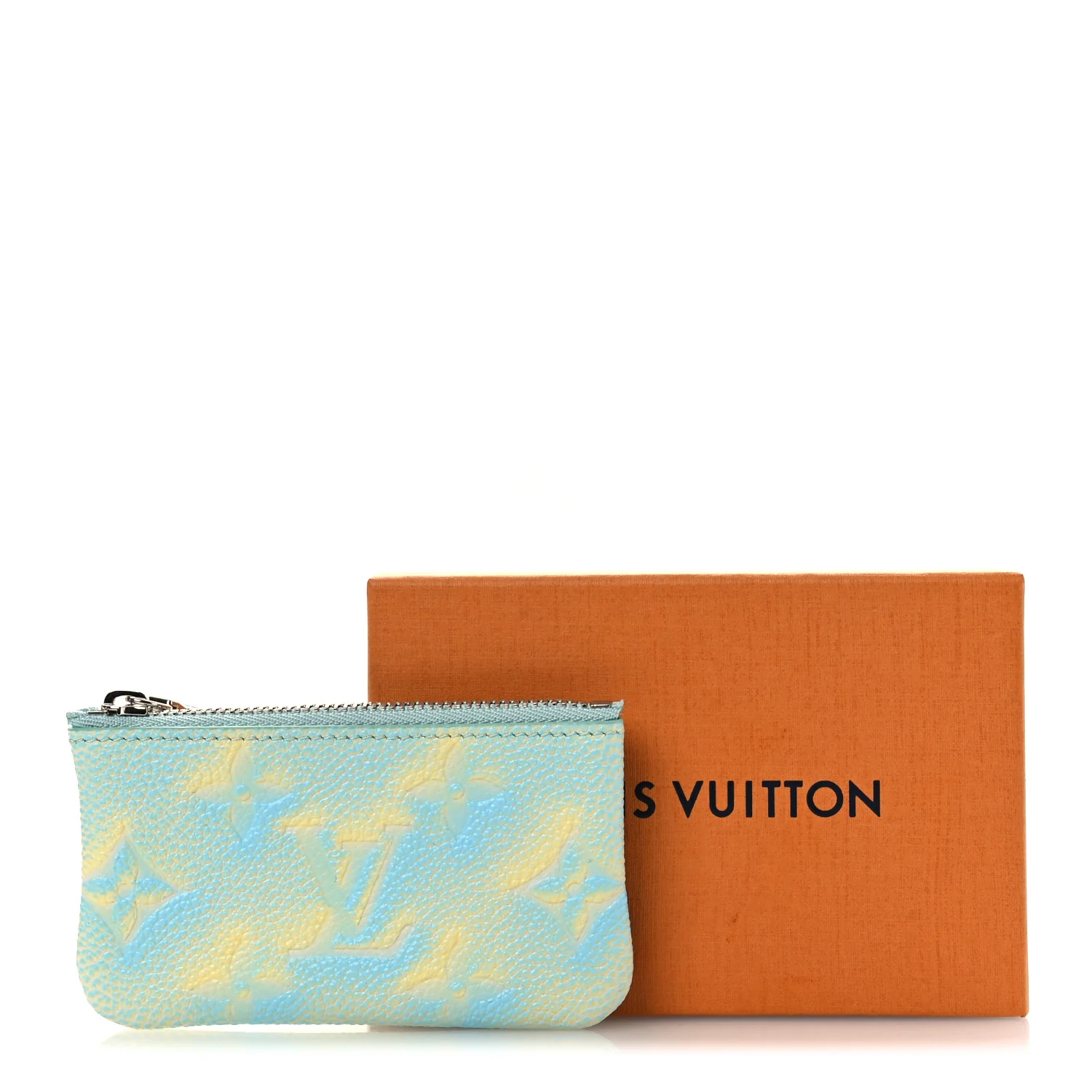 Empreinte Monogram Summer Stardust Key Pouch Water Green - Image 9