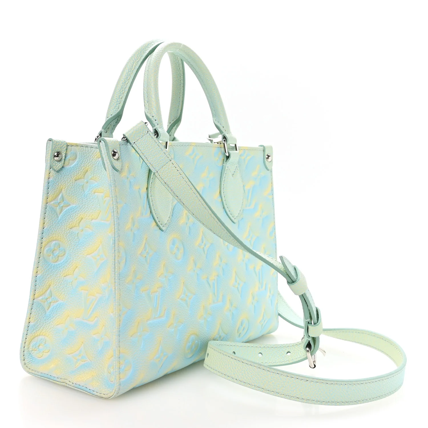 Empreinte Monogram Summer Stardust Onthego PM  Water Green - Image 3