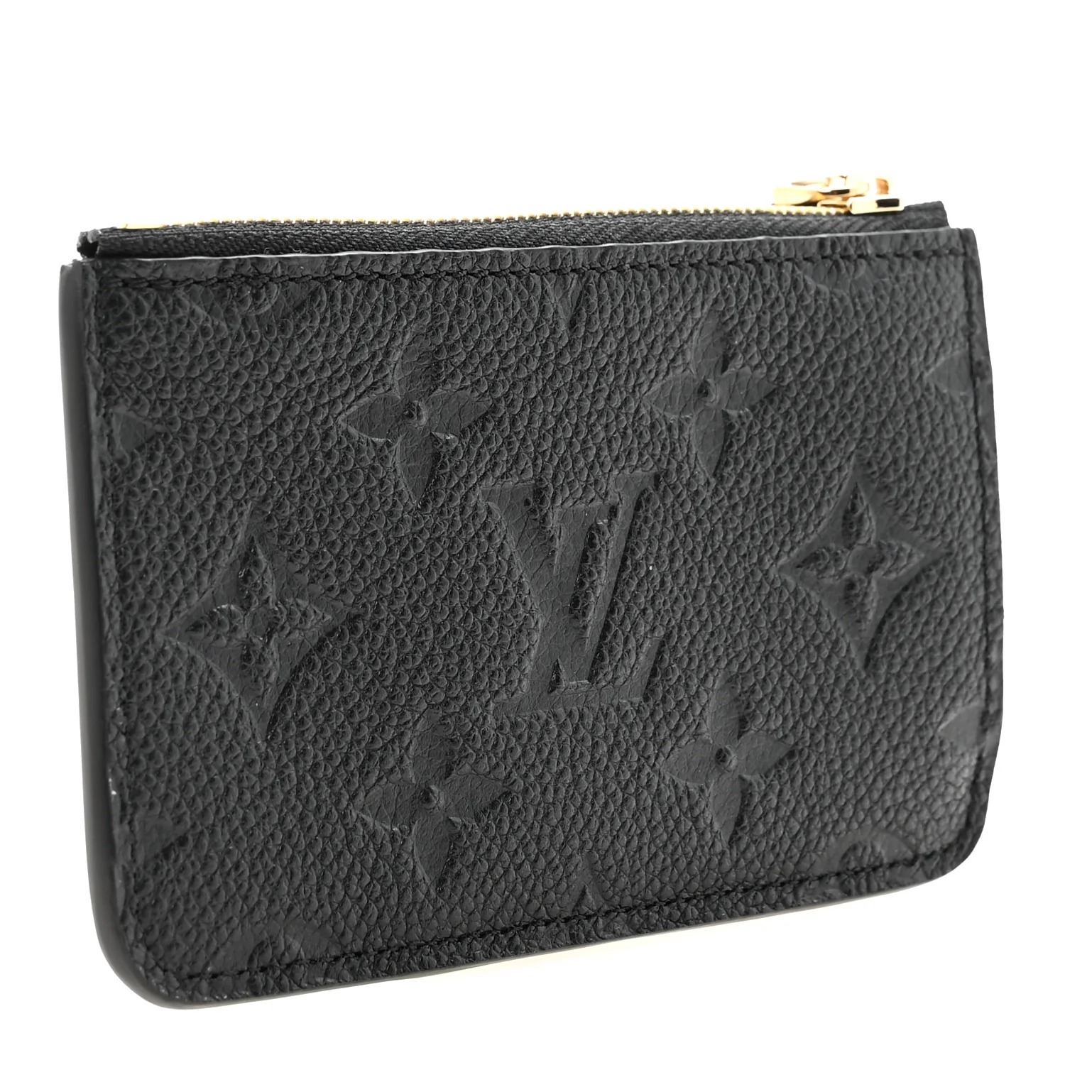 Empreinte Monogram Zipped Romy Card Holder Black - Image 3