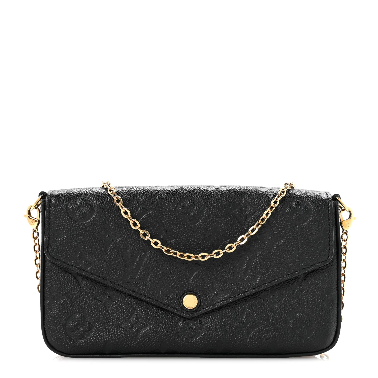 Empreinte Pochette Felicie Chain Wallet Black