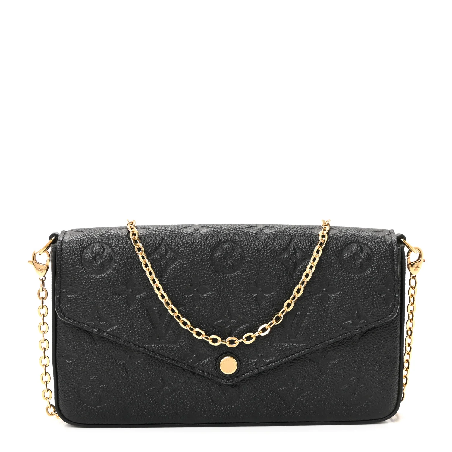 Empreinte Pochette Felicie Chain Wallet Black