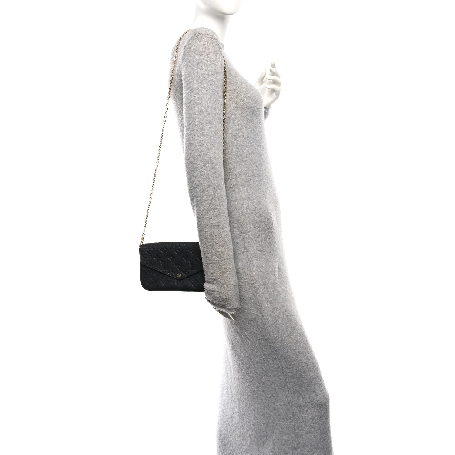 Empreinte Pochette Felicie Chain Wallet Black - Image 2