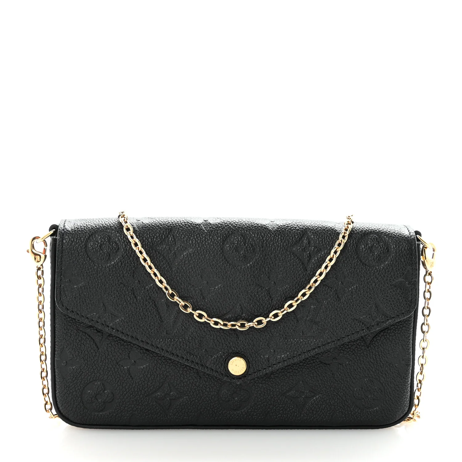 Empreinte Pochette Felicie Chain Wallet Black