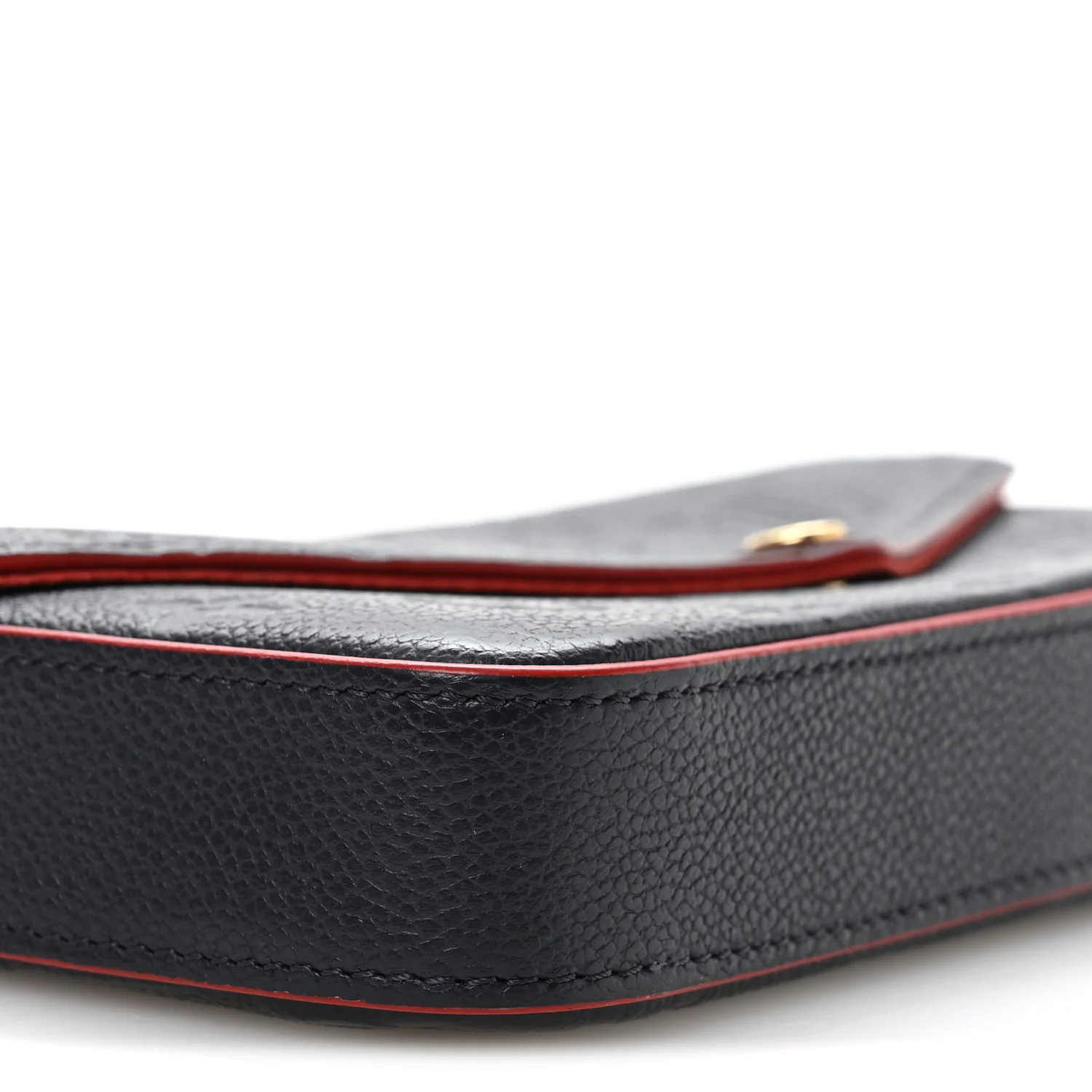 Empreinte Pochette Felicie Chain Wallet Marine Rouge - Image 9