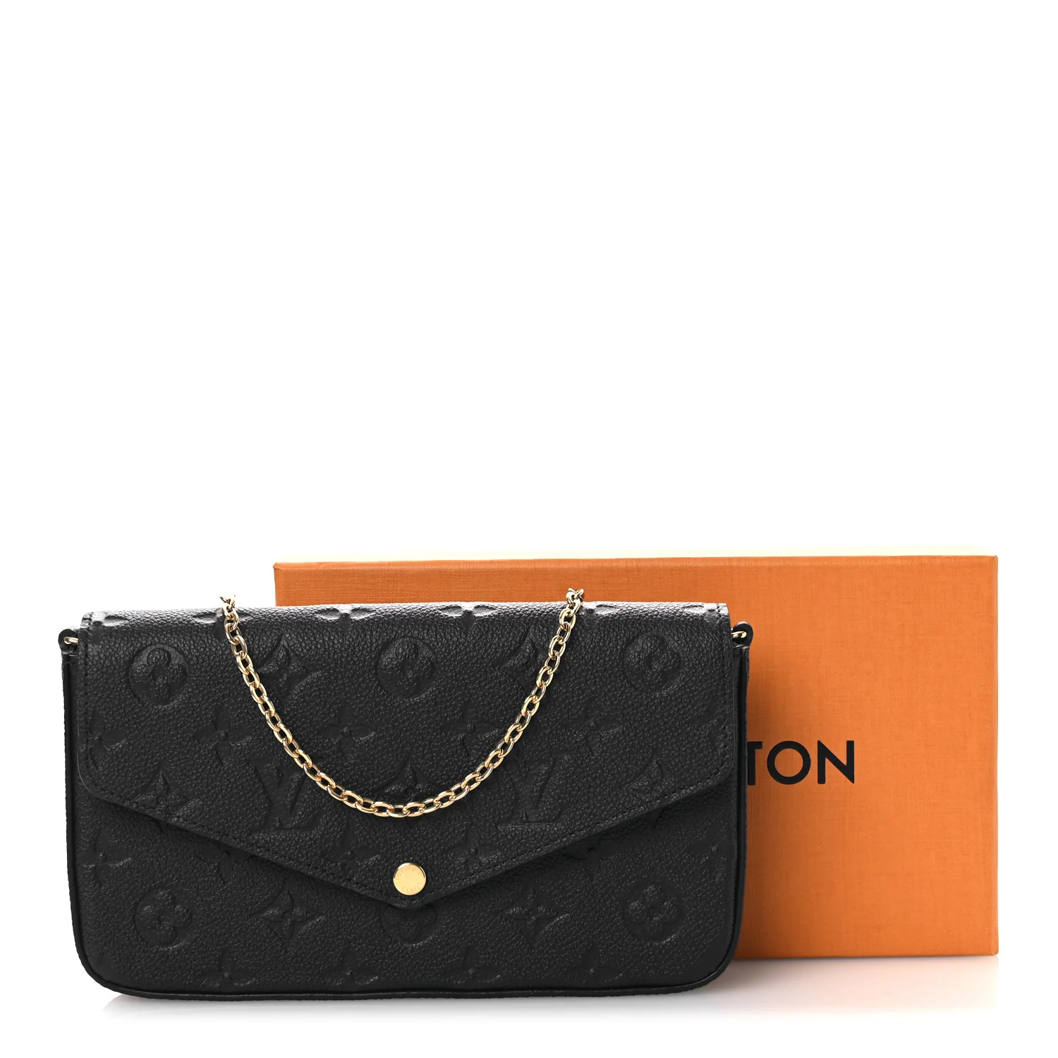 Empreinte Pochette Felicie Chain Wallet Navy - Image 11