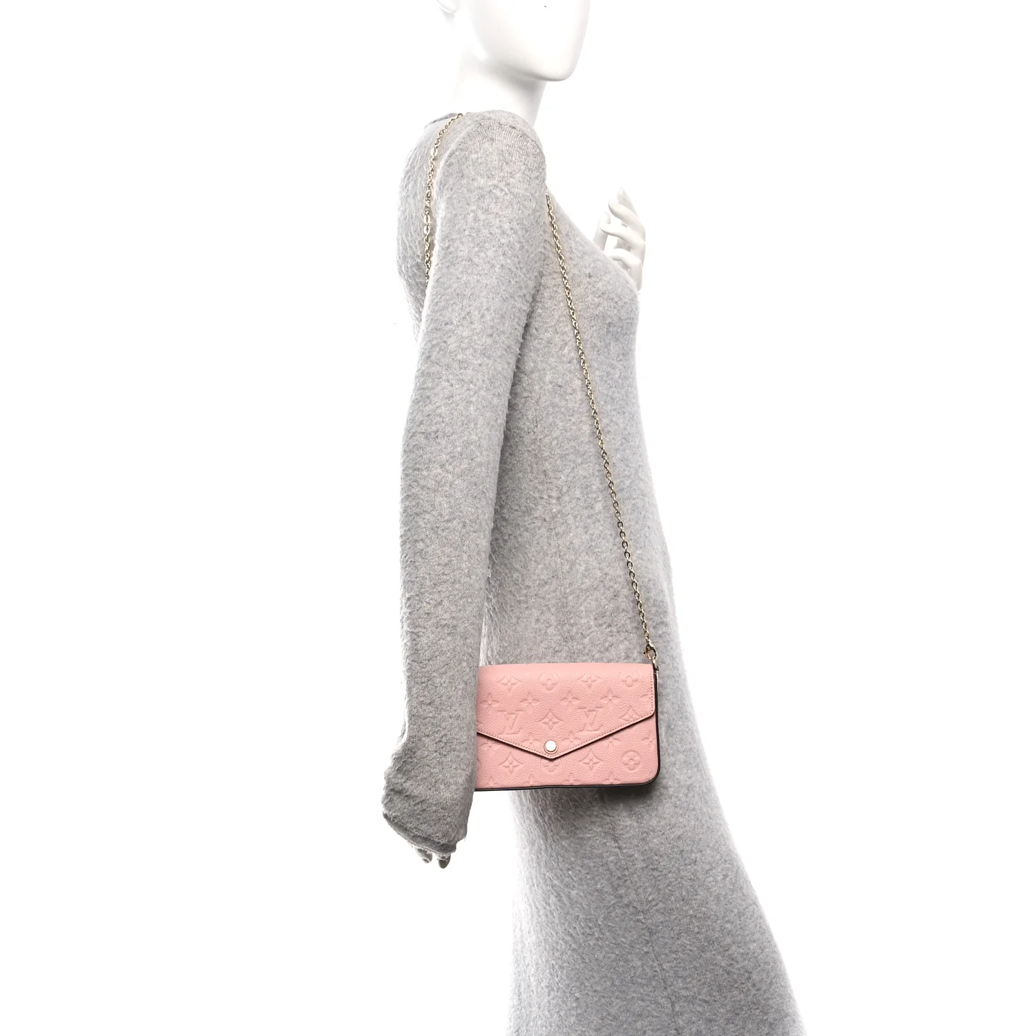 Empreinte Pochette Felicie Chain Wallet Rose Poudre - Image 2