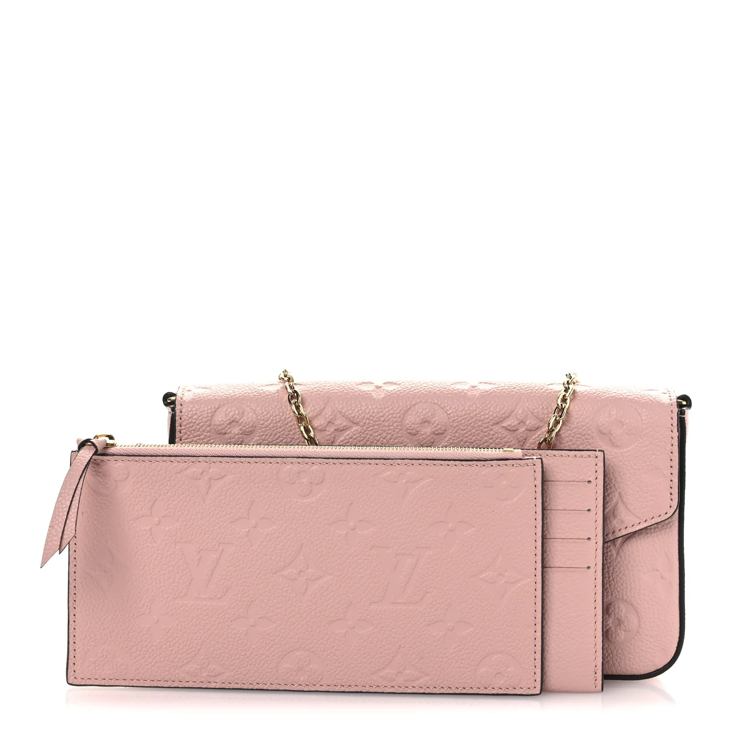 Empreinte Pochette Felicie Chain Wallet Rose Poudre - Image 3