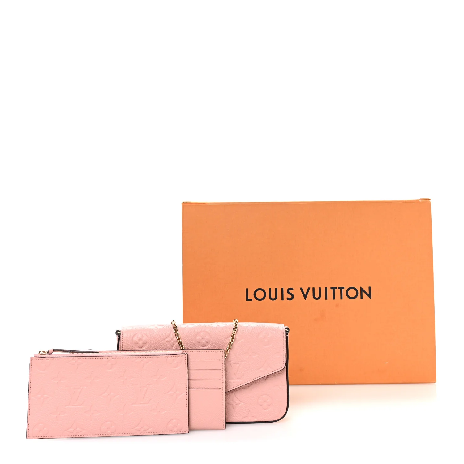 Empreinte Pochette Felicie Chain Wallet Rose Poudre - Image 11