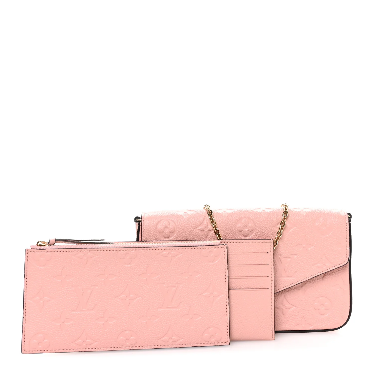 Empreinte Pochette Felicie Chain Wallet Rose Poudre - Image 3