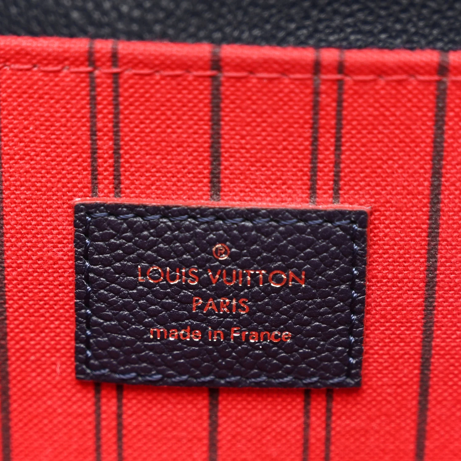 Empreinte Pochette Metis Marine Rouge - Image 8