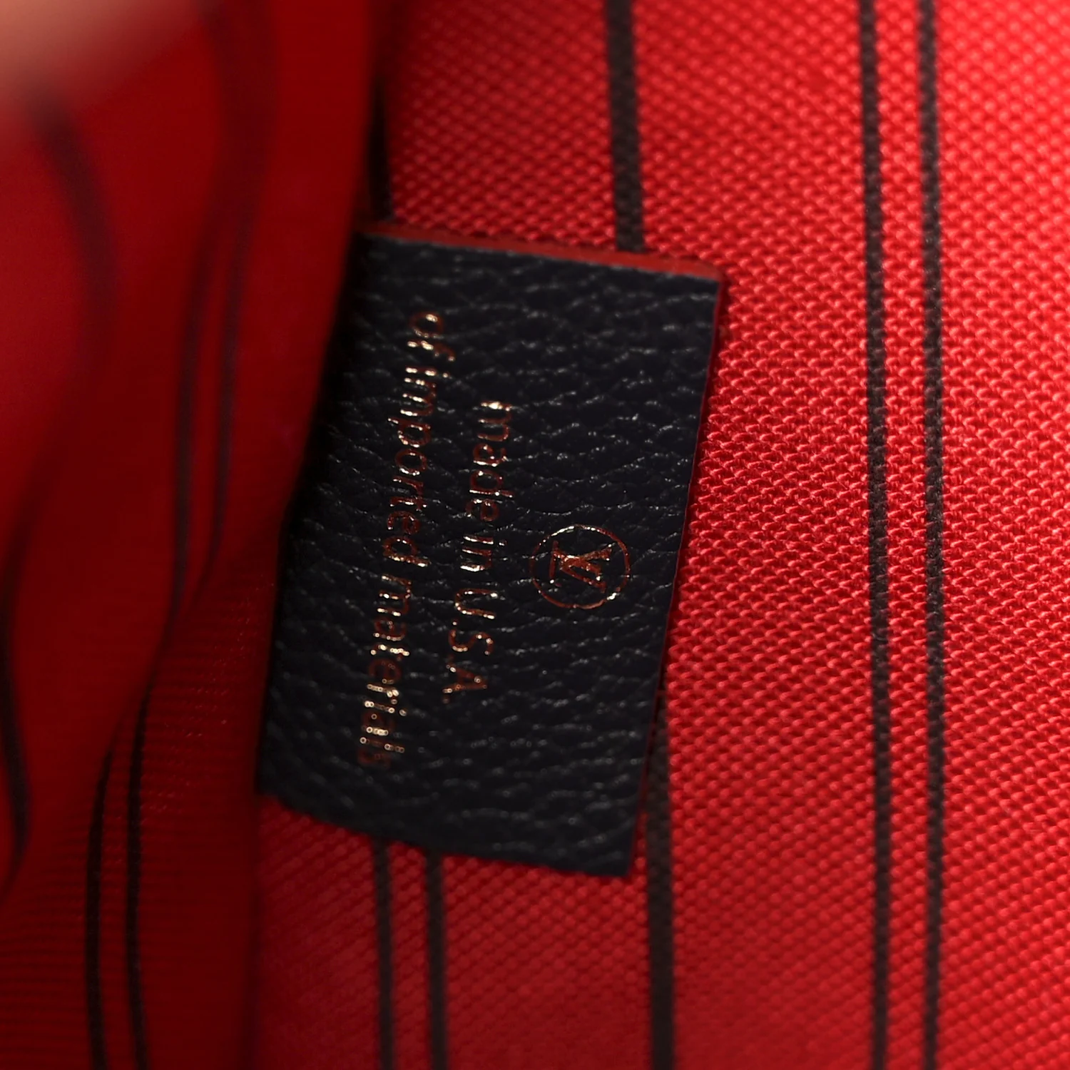 Empreinte Pochette Metis Marine Rouge - Image 7