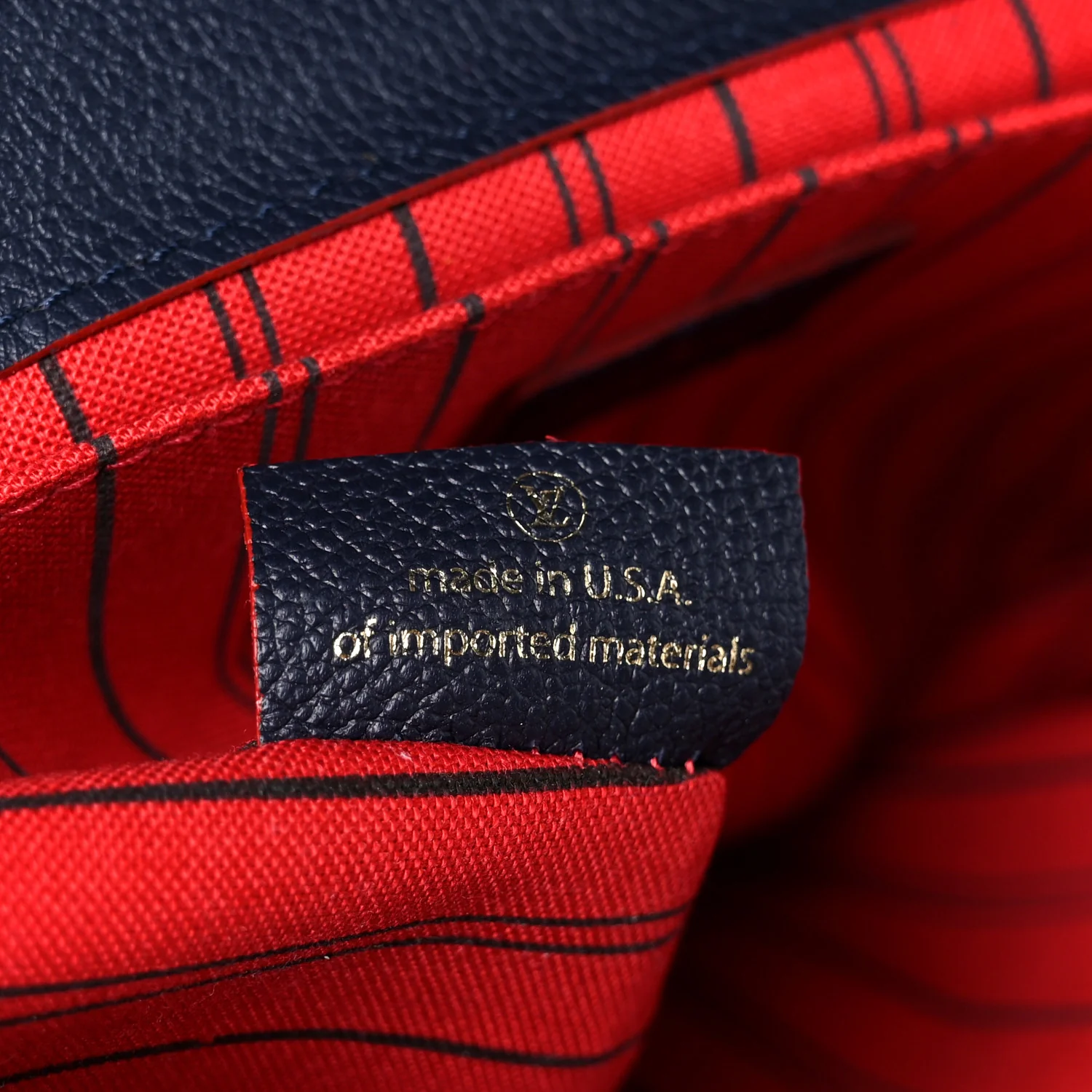 Empreinte Pochette Metis Marine Rouge - Image 7